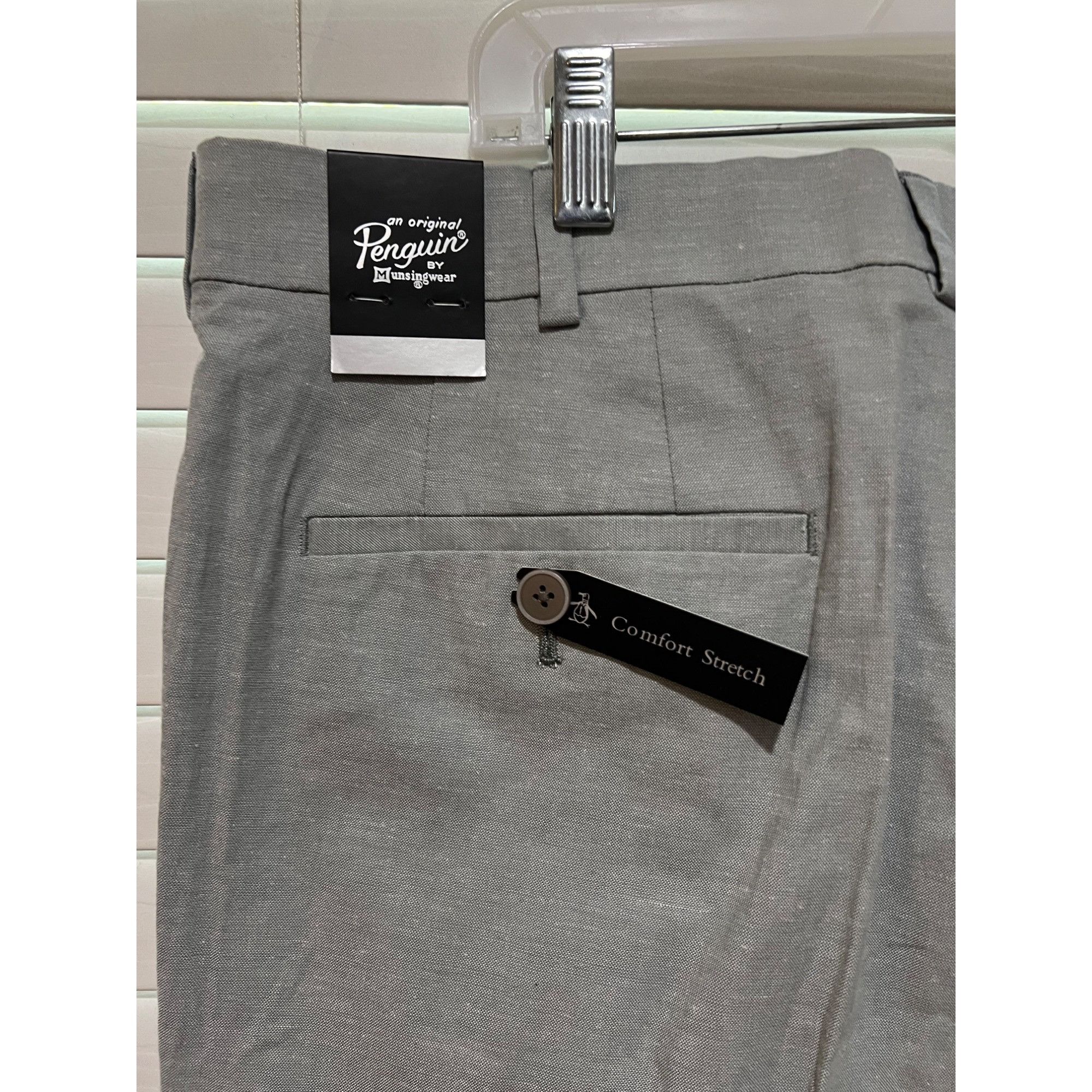 Original Penguin Original Penguin Green Chambray Flat Front Pants - NWT Size Size US 40 / EU 56 - 7 Thumbnail
