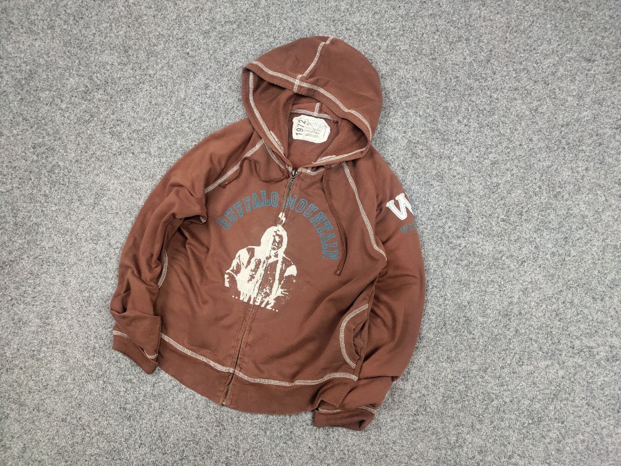 Hysteric Glamour Vintage Japan Hysteric Glamour Style Y2K Croped Zip Hoodie Size M / US 6-8 / IT 42-44 - 3 Thumbnail