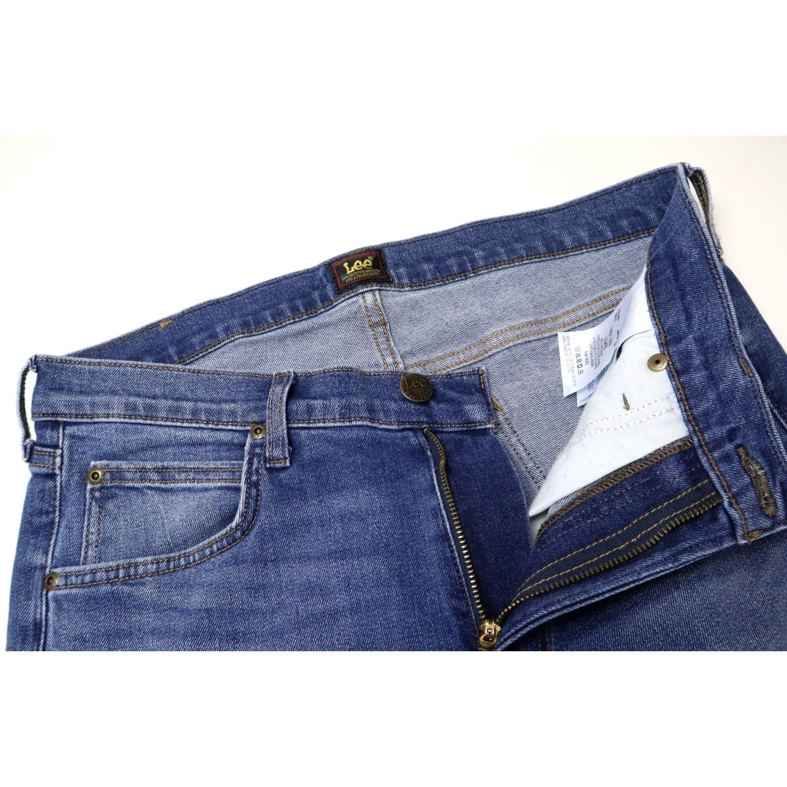 Lee LEE Luke Jeans Slim Mens W31/L32 Blue Denim Zip Fly Stretchy Size US 31 - 4 Thumbnail