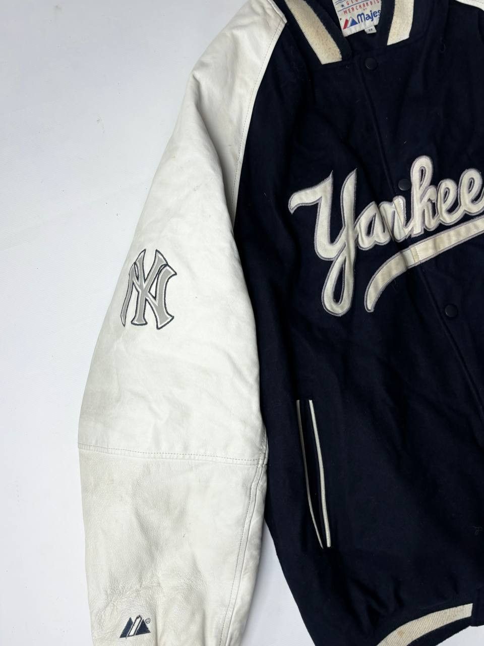 MLB Vintage NY Yankees Varsity jacket Size US XXL / EU 58 / 5 - 4 Thumbnail