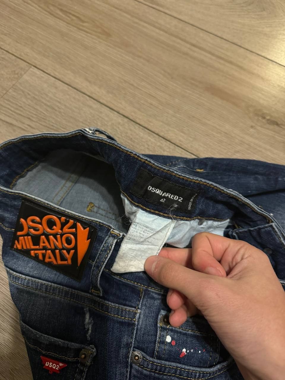 Dsquared2 Dsquared2 Jeans Men Size IT 42 Blue Avant Garde Slim Fit Size US 28 / EU 44 - 6 Thumbnail