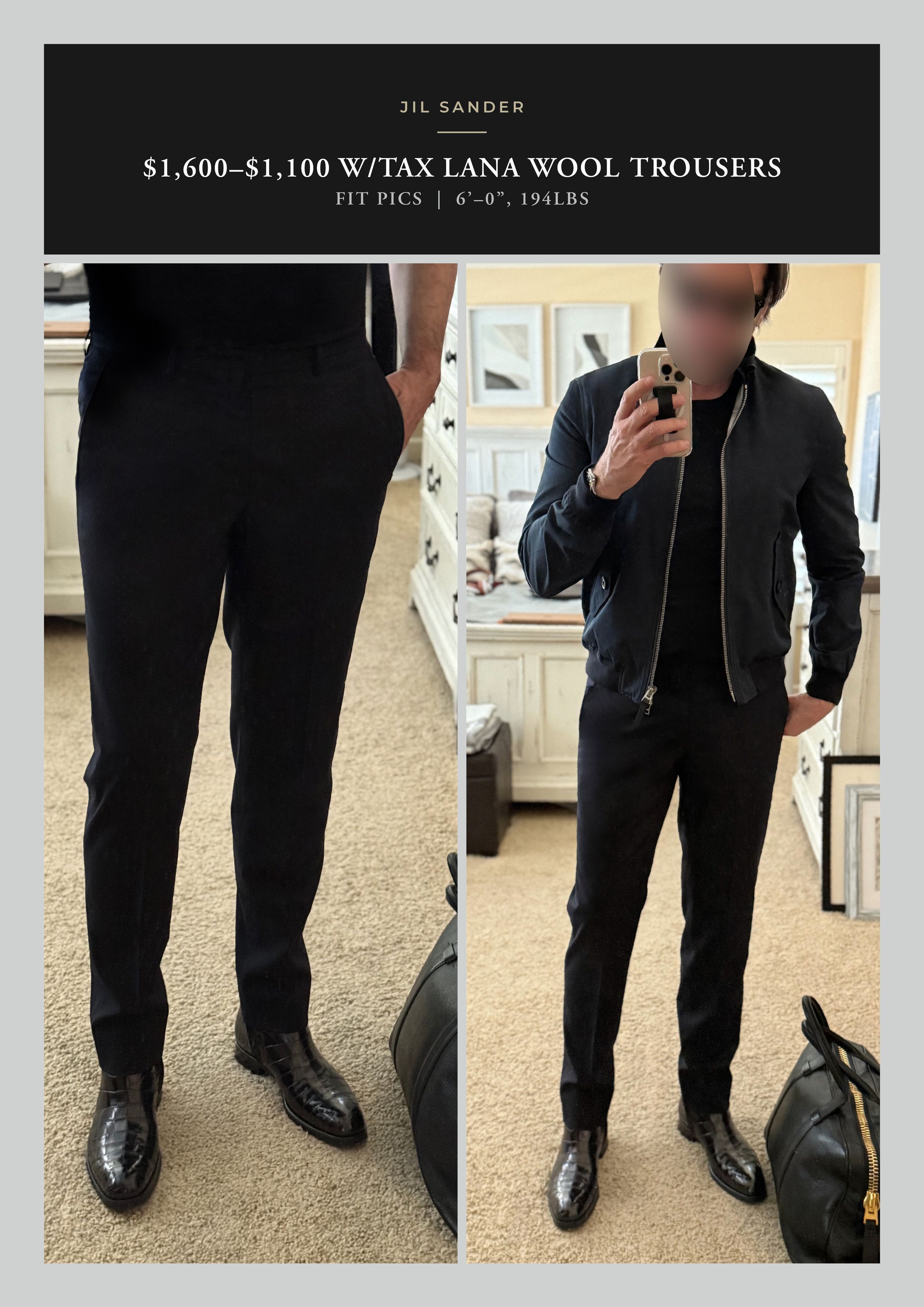 Jil Sander Best Dressed $1,100 JIL SANDER Luxe Dress Pants w/Stretch Size US 32 / EU 48 - 1 Thumbnail