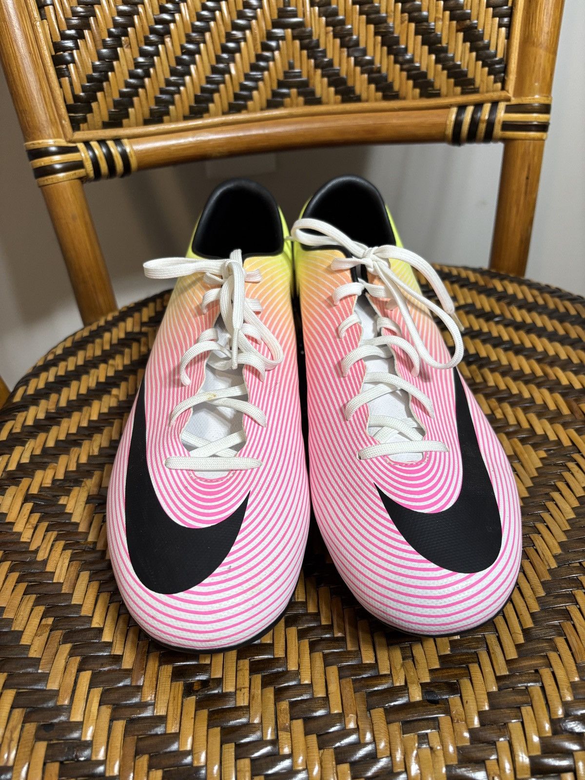 Nike Nike Mercurial Victory V FG Volt Total Orange 651632-107 Size US 12 / EU 45 - 2 Thumbnail