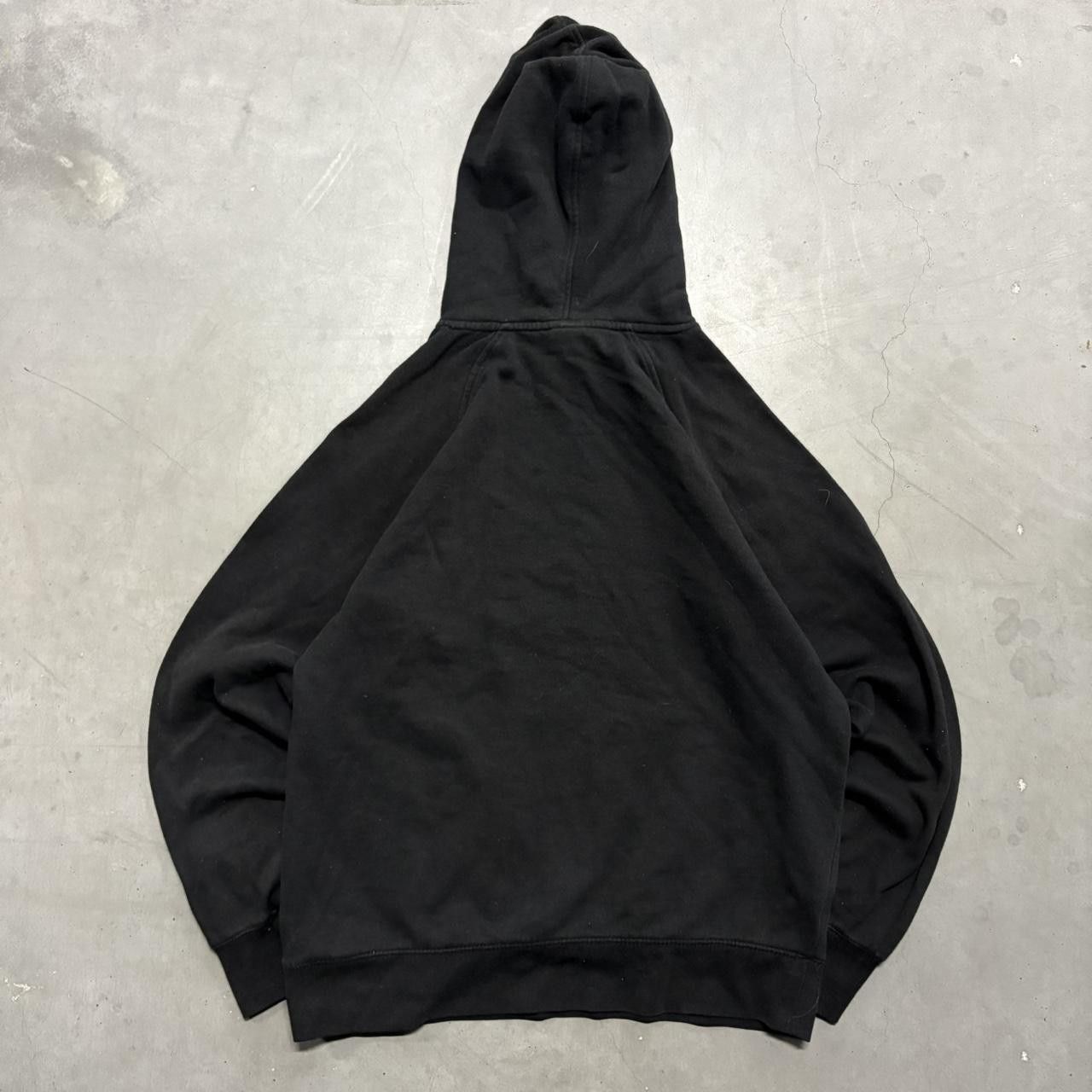 Japanese Brand × Vintage Crazy Vintage Y2K/2000s Blank Black Minimalist Essential Hoodie! Size US S / EU 44-46 / 1 - 2 Thumbnail