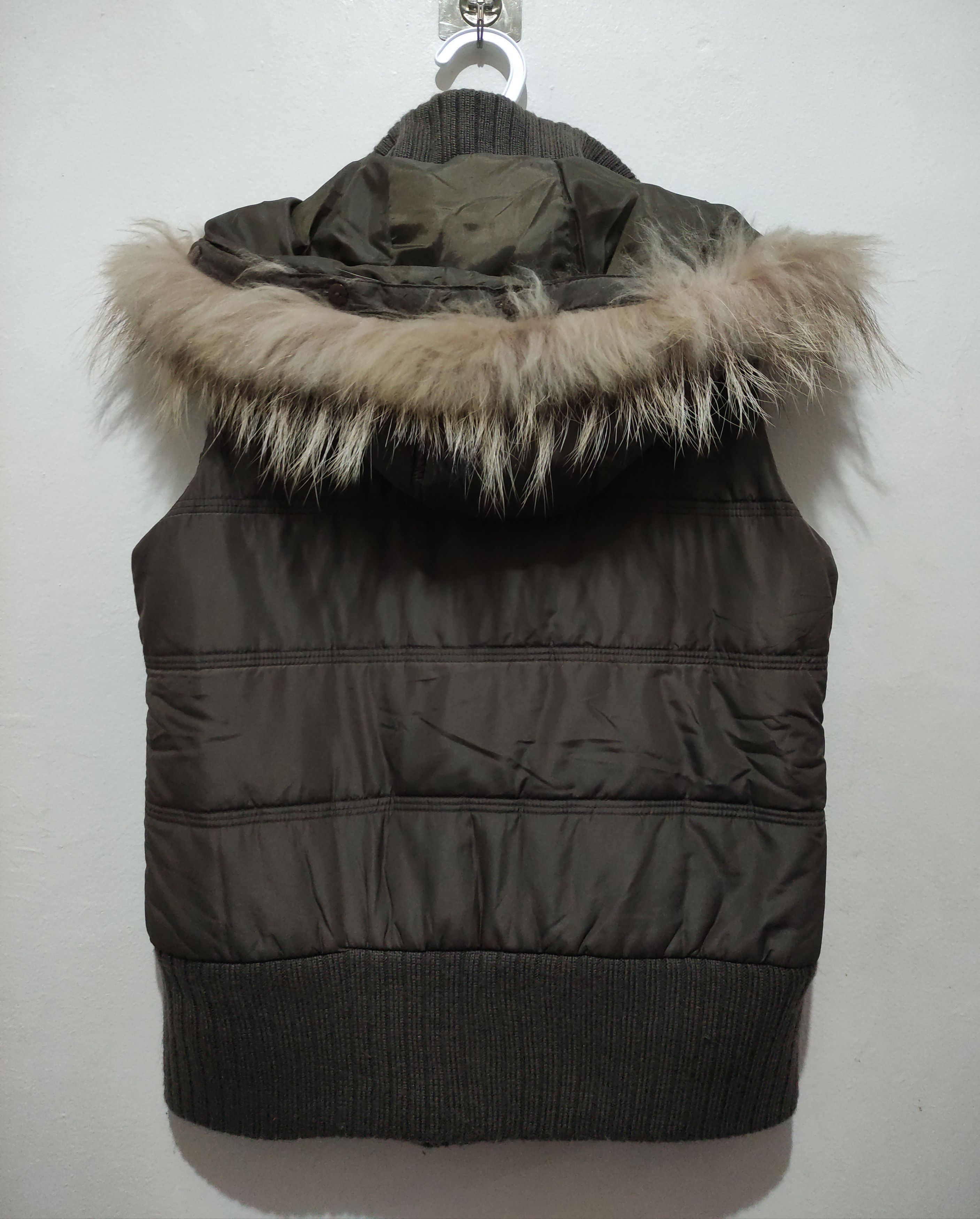 Japanese Brand 2000s Japanese archive Saburoku fur zip Vest Down jacket Size US M / EU 48-50 / 2 - 5 Thumbnail