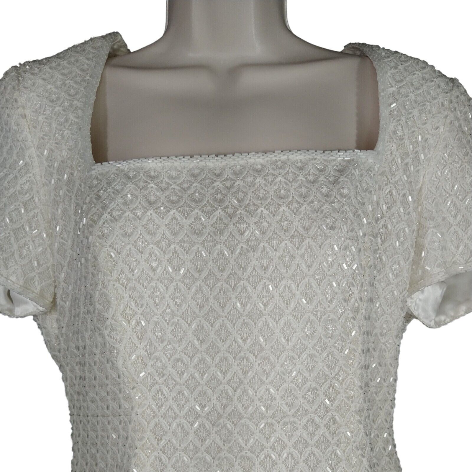 Oleg Cassini Vintage Black Tie Oleg Cassini Beaded Top Formal Size 8 Size M / US 6-8 / IT 42-44 - 2 Thumbnail