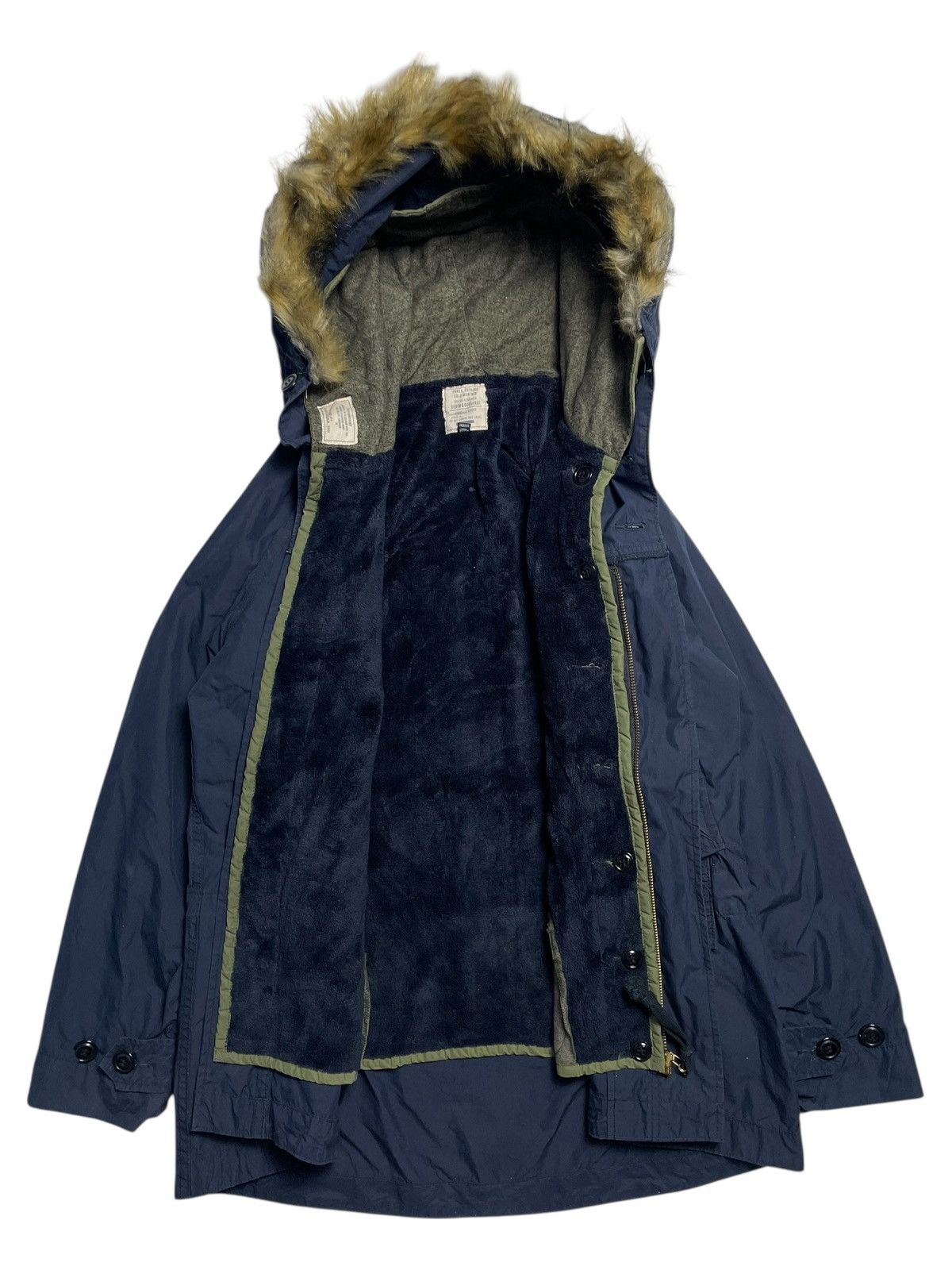 14th Addiction 2000’s Denim & Dungaree - Apocalypse Parka Fur Jacket Size US M / EU 48-50 / 2 - 11 Thumbnail