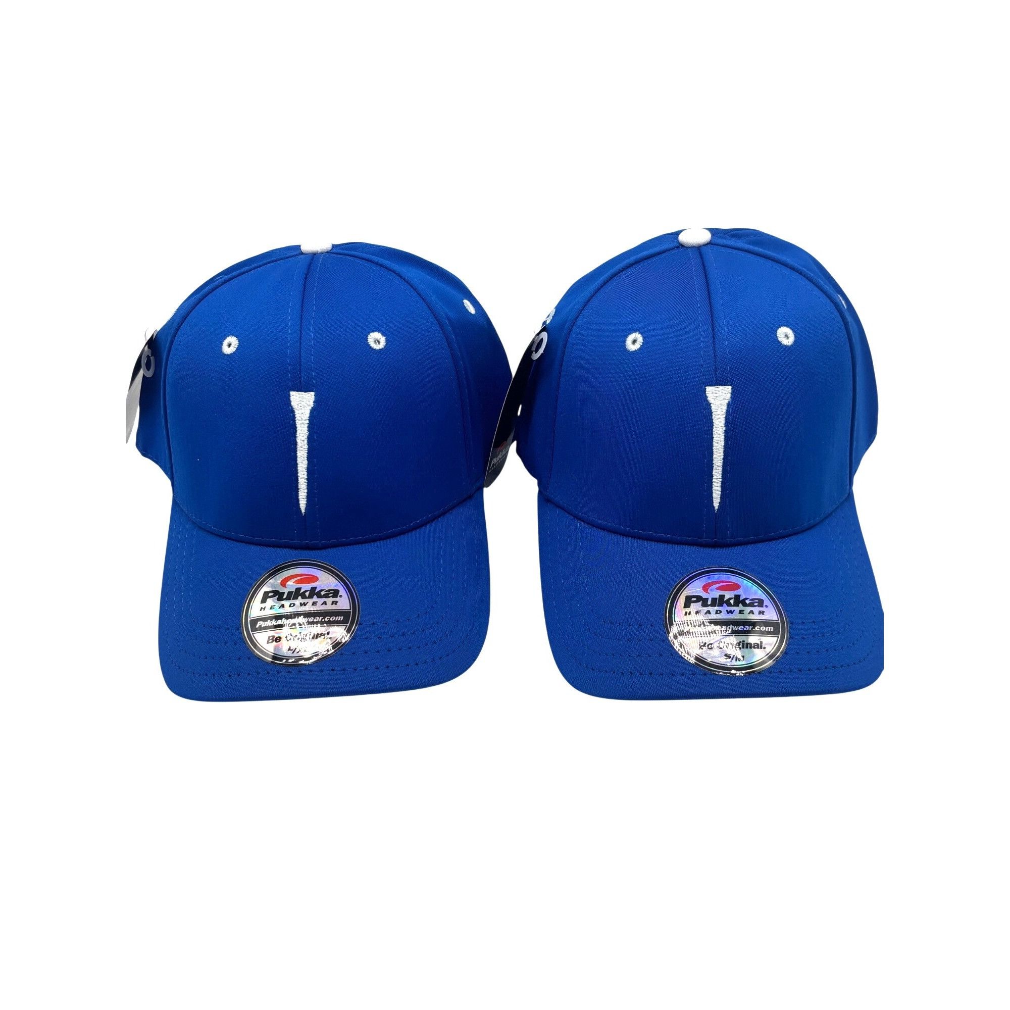 Other Pukka Tee-Embroidered, Stretch Fit Golf Cap/ Hat, Blue, Sz Size ONE SIZE - 7 Thumbnail