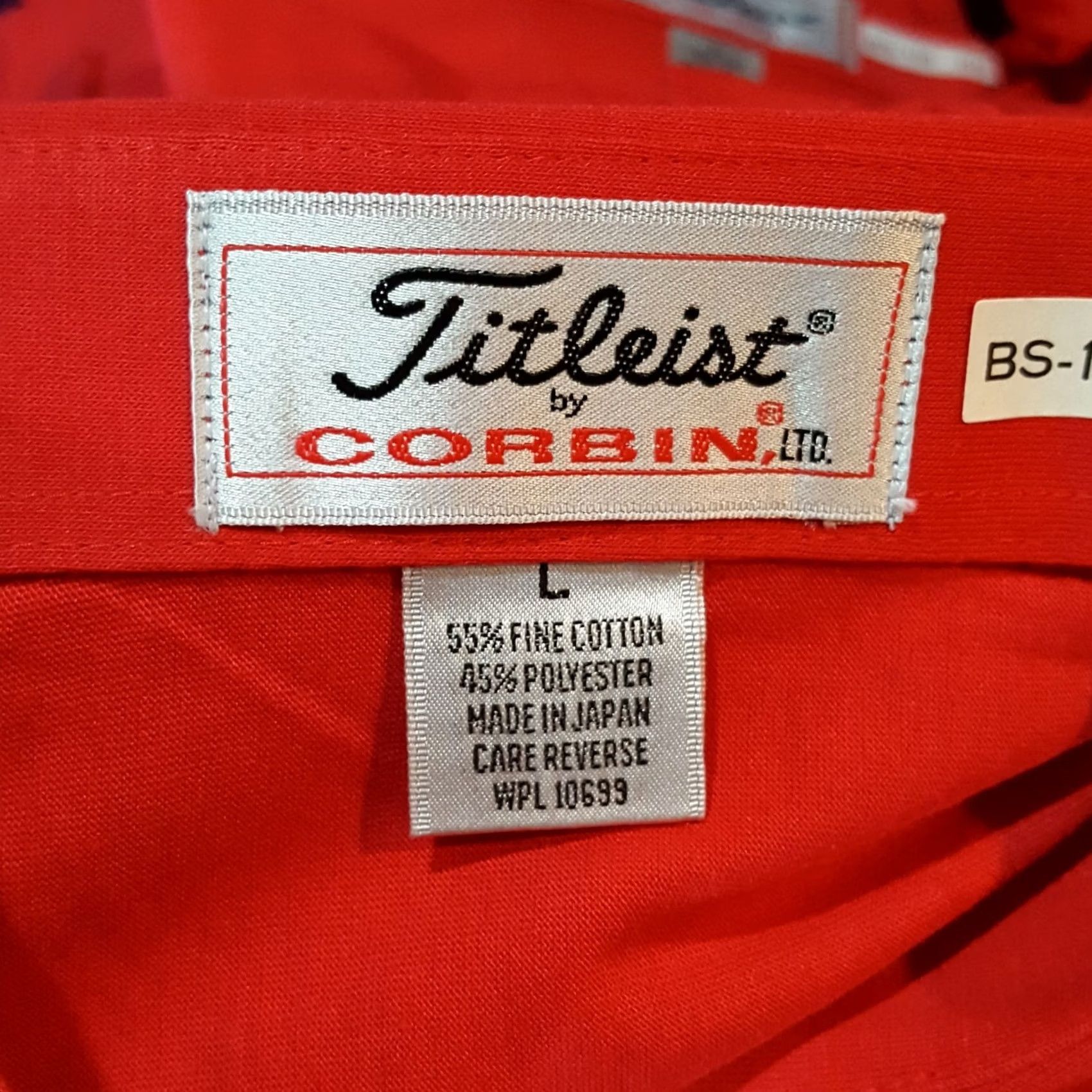 Titleist VINTAGE Titleist Golf Red Pocket Polo Shirt Collared Short Sleeve Large Mens Retro 90s Casual PGA Athletic Japan Size US L / EU 52-54 / 3 - 7 Thumbnail