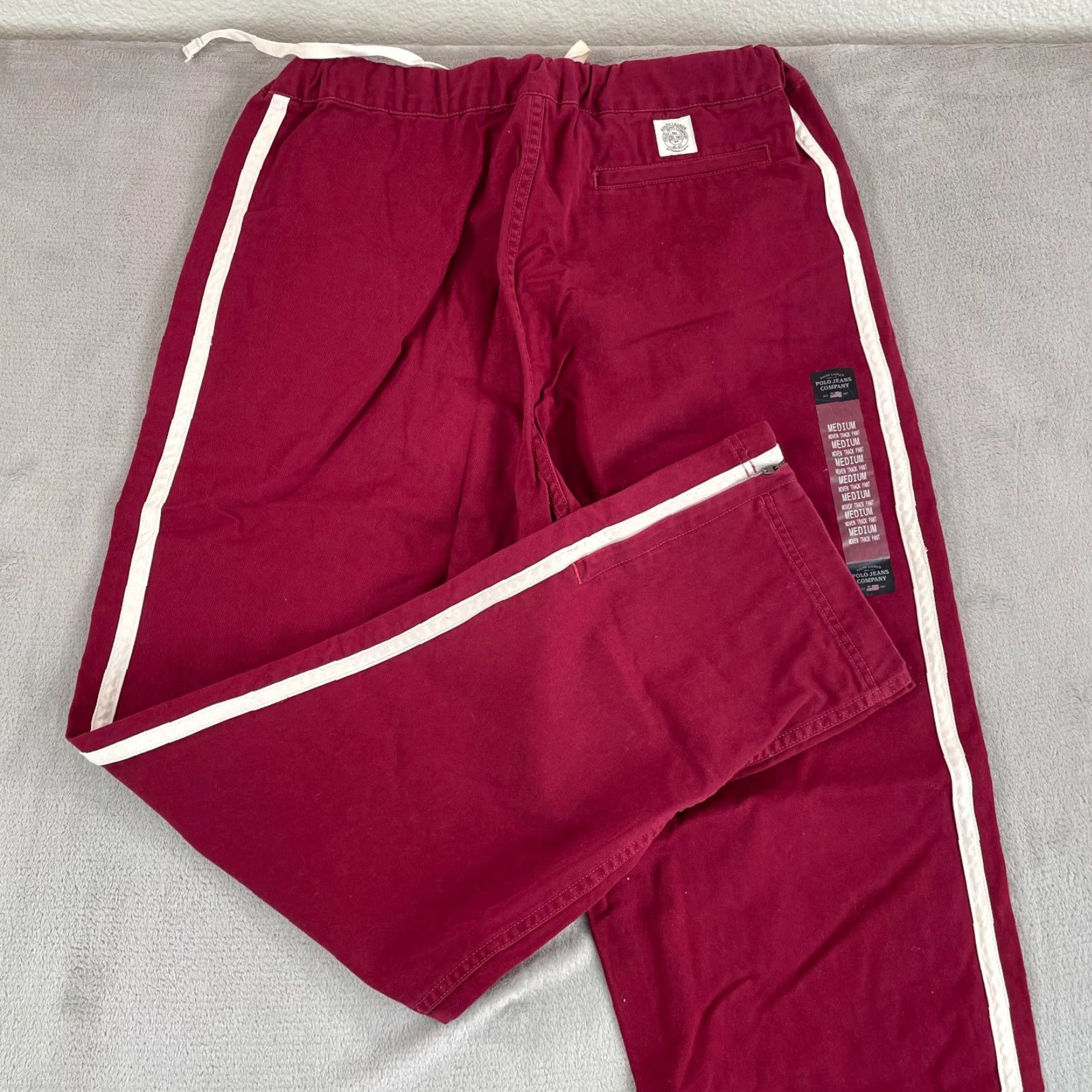 Polo Ralph Lauren Vintage Polo Jeans Co. Ralph Lauren Polo Track Pants Men Medium Ox Blood NWOT Size US M / EU 48-50 / 2 - 4 Thumbnail