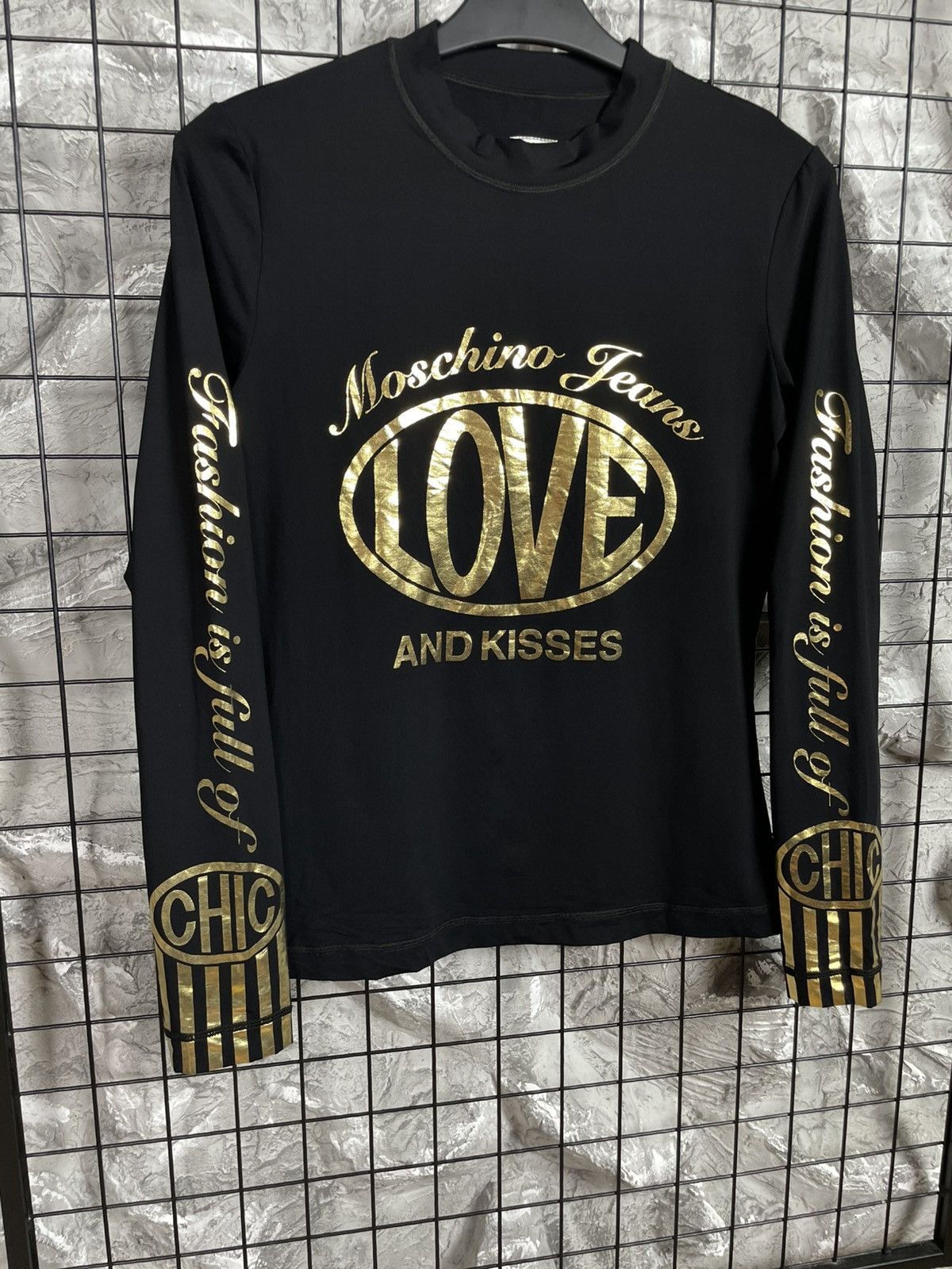 Moschino Moschino Vintage Rare Love and Kisses Long Sleeve Top Y2K Size M / US 6-8 / IT 42-44 - 7 Thumbnail
