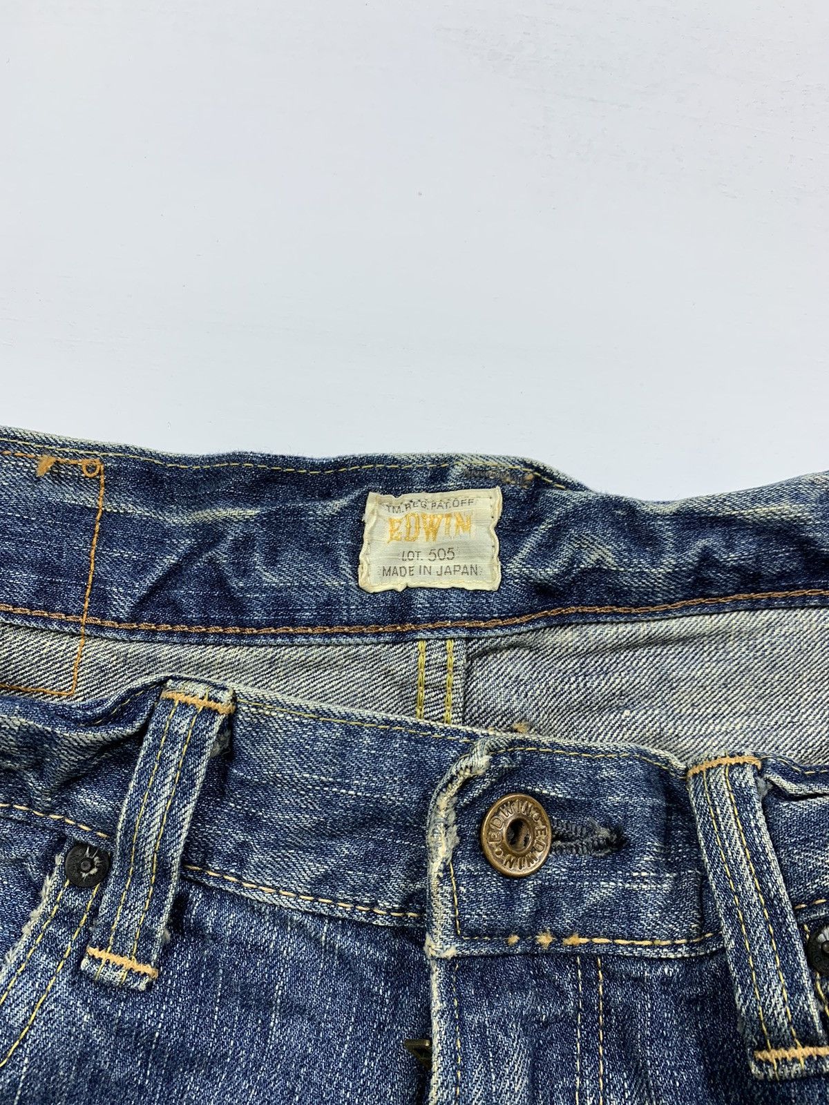 Edwin EDWIN 505Z SELVEDGE DISTRESSED DENIM Size US 29 - 4 Thumbnail