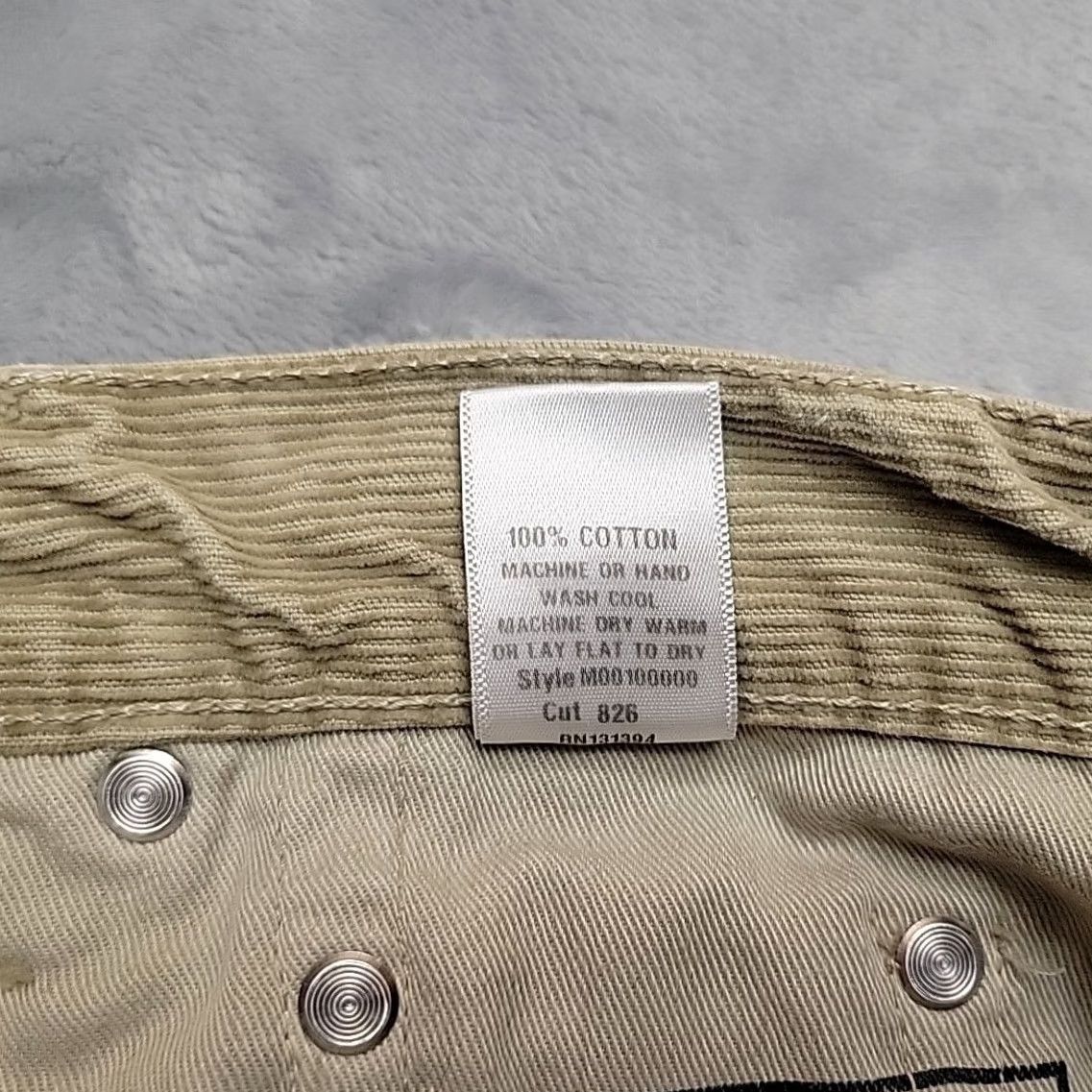 Vintage Civilianaire Pants Men 31 Tan Japanese Cotton 14 Wale Corduroy Made In USA Size US 31 - 7 Thumbnail