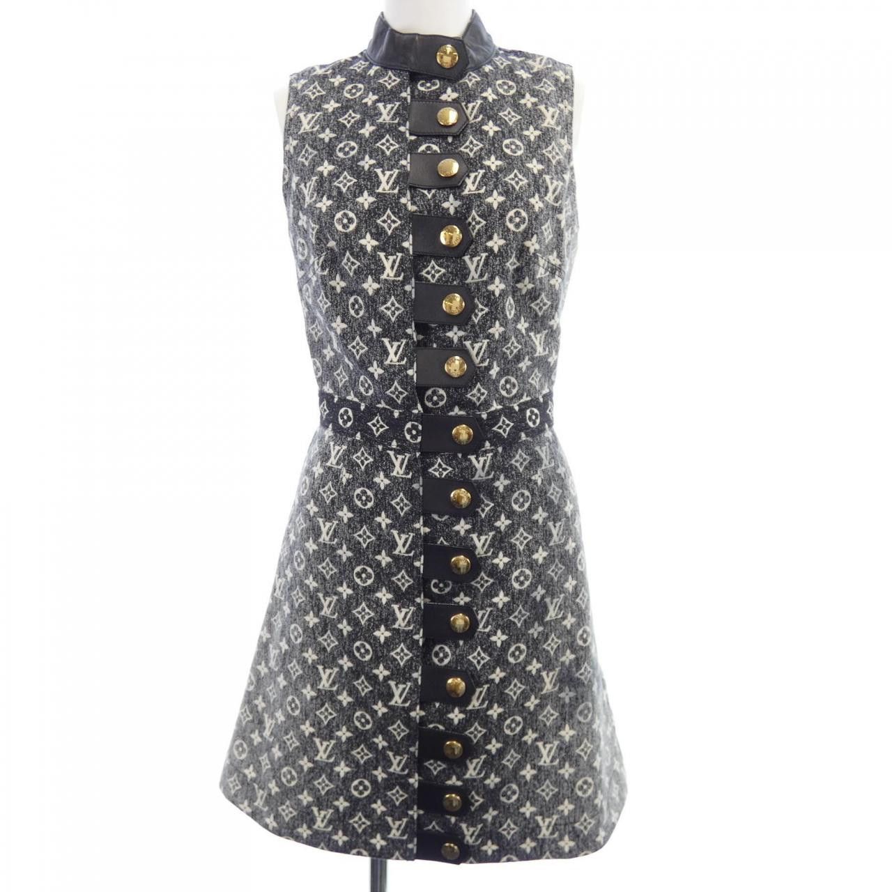 Louis Vuitton Louis Vuitton Monogram Denim Dress Denim Dresses FODR33KJ2  DUTY FREE for USA