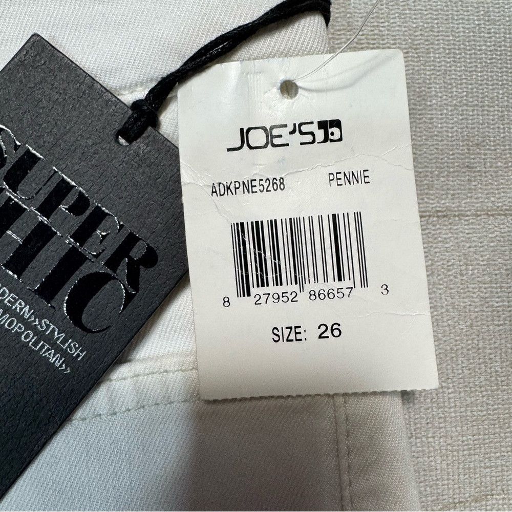 Joe's NWT New Joe's Jeans Pennie Straight Leg Stretch Off White J Size 26" / US 2 / IT 38 - 7 Thumbnail