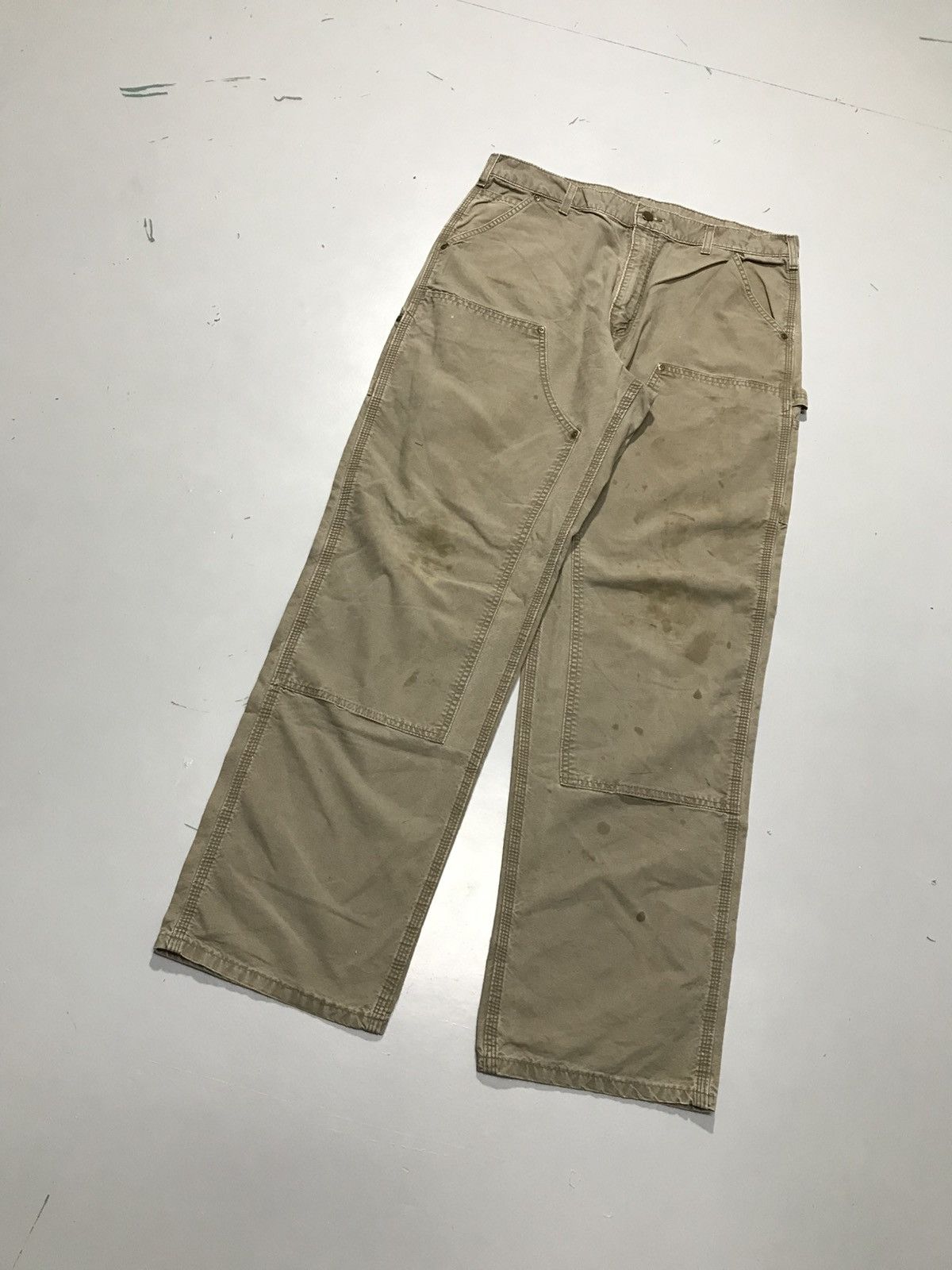Carhartt Vintage carhartt B195 LBR double knee denim Size US 36 / EU 52 - 3 Thumbnail