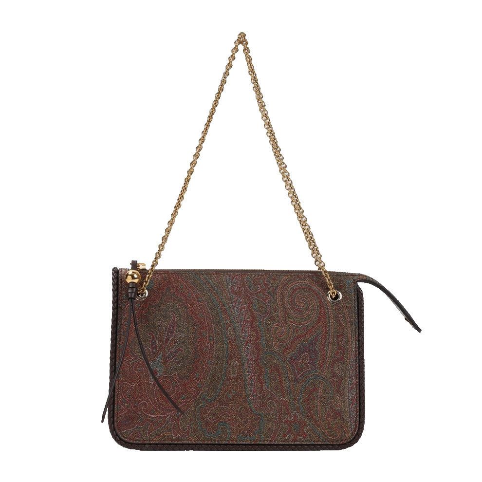 Etro ETRO Arnica Brown Paisley Coated Canvas Crossbody Clutch Bag Size ONE SIZE - 1 Thumbnail
