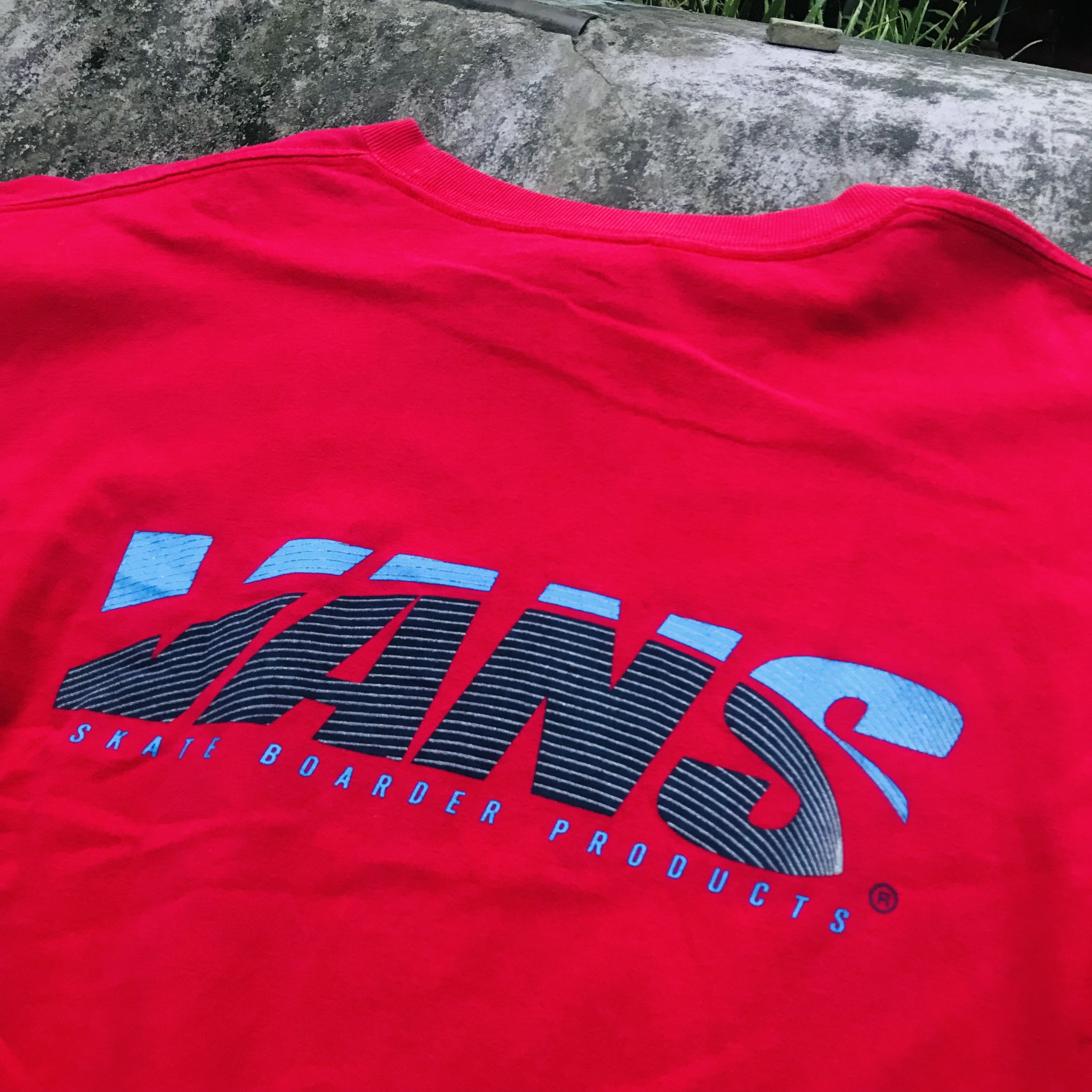 Vans × Vintage 90's Vans Skate Tee Size US L / EU 52-54 / 3 - 7 Thumbnail