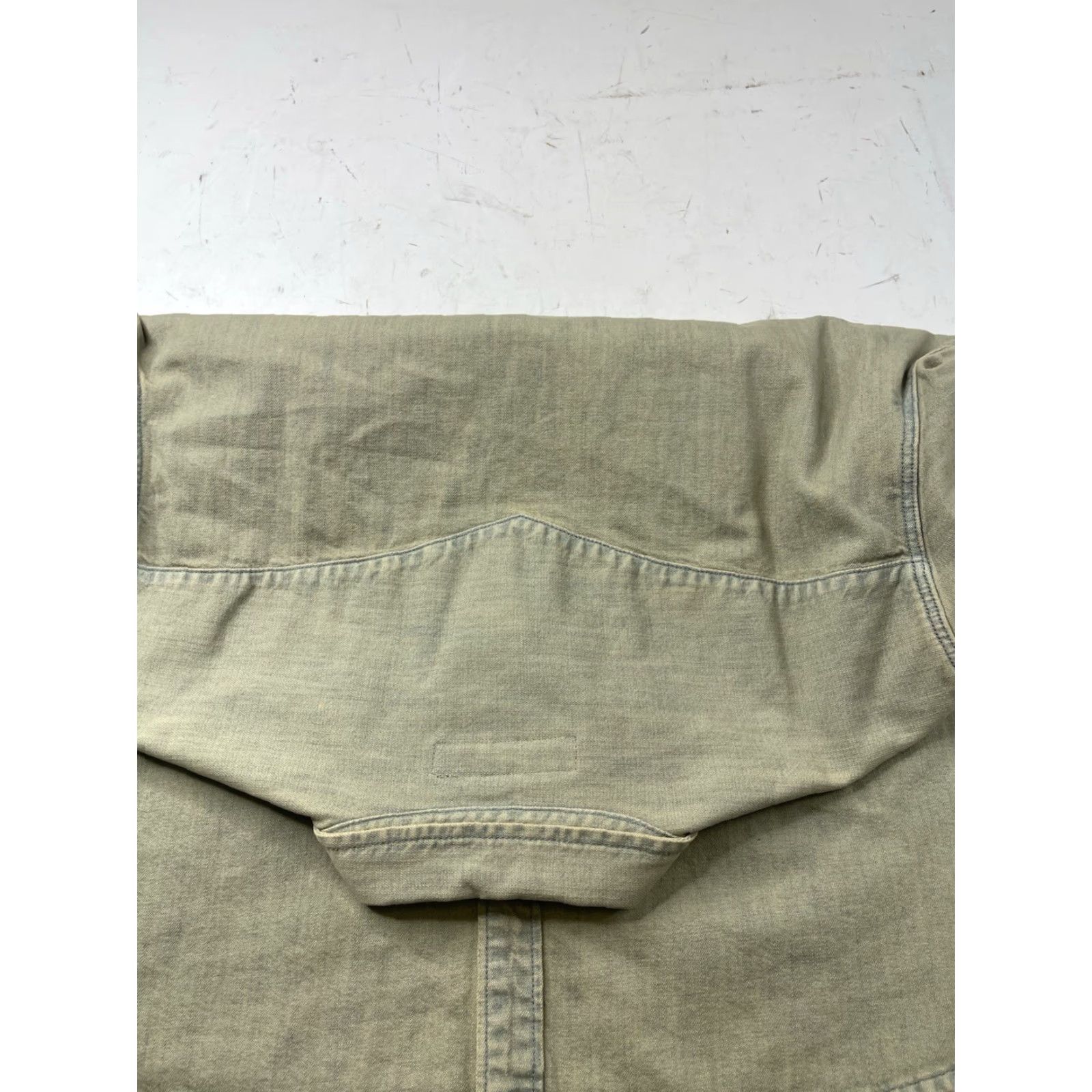 Allsaints AllSaints Cannon HS Shirt Pearl Snap Denim Washed Cotton Mens Large Denim Button-Up Short Sleeve Cotton Shirt Mens L Regular Collar Button-Down Mens Size US L / EU 52-54 / 3 - 8 Thumbnail