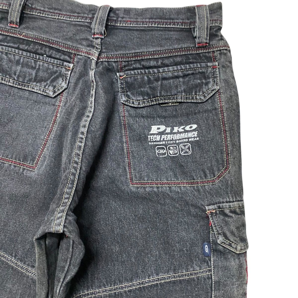Japanese Brand Vintage Piko Denim Baggy Jeans Cargo Size US 28 / EU 44 - 11 Thumbnail