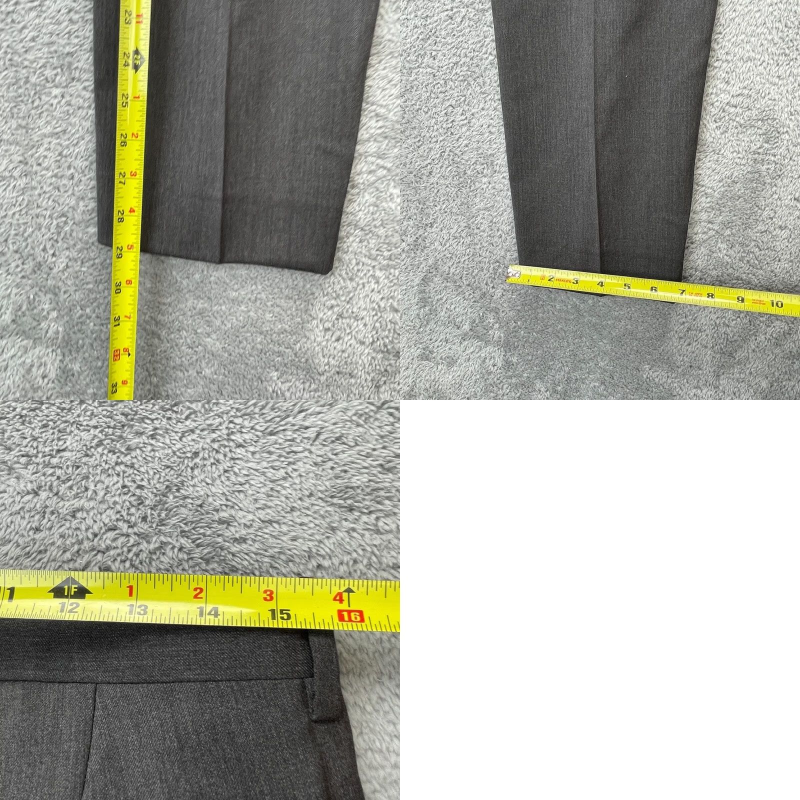 Banana Republic Banana Republic Mens Pants Gray 32x32 Dress Tailored Slim Fit Lined Straight Leg Size US 32 / EU 48 - 8 Thumbnail