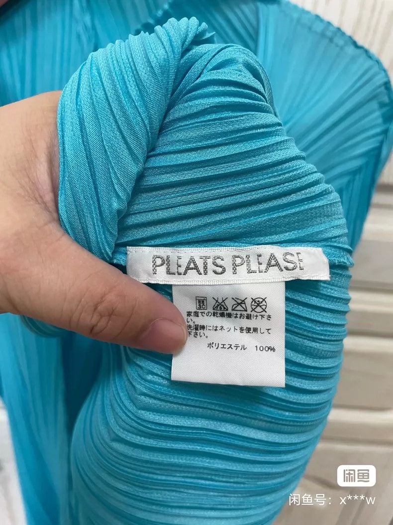 Issey Miyake Issey Miyake size:3 Blue long-sleeved pleated cardigan Size S / US 4 / IT 40 - 2 Thumbnail