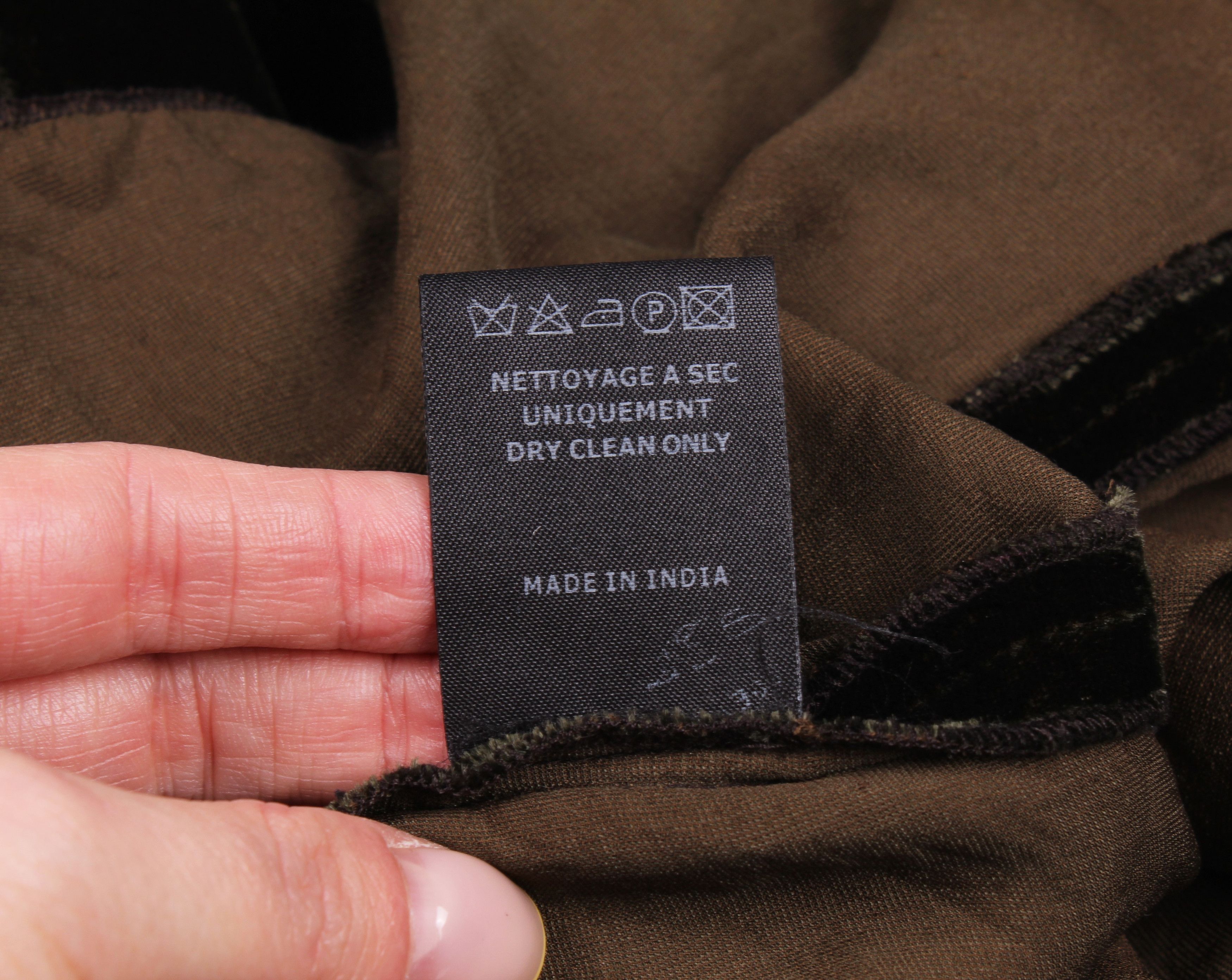 Isabel Marant Etoile Dark Green Velour Blouse Top