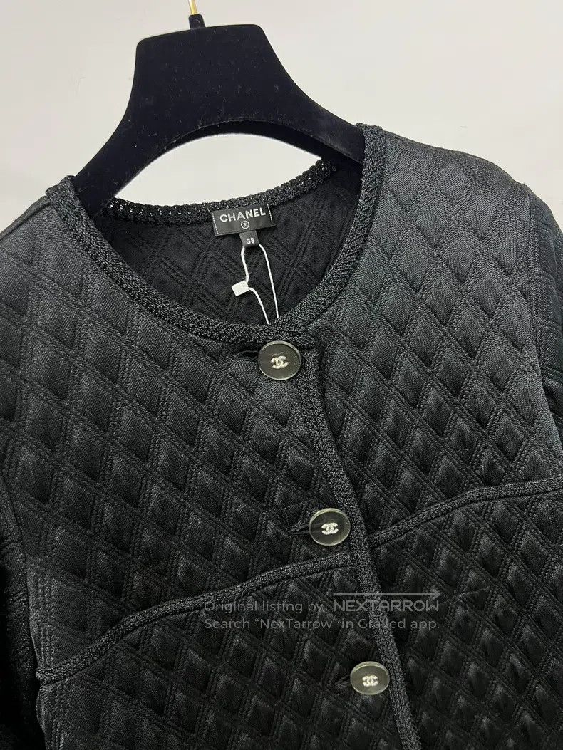 Chanel Chanel Metropolitan series black diamond plaid jacket Size XS / US 0-2 / IT 36-38 - 3 Thumbnail