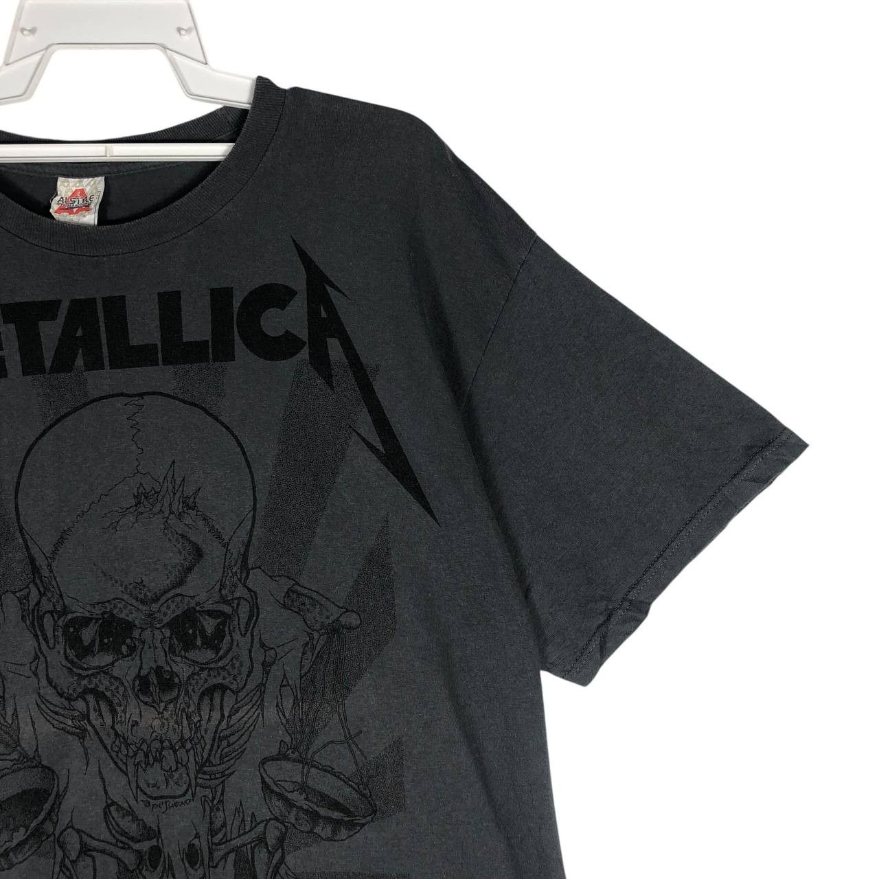 Metallica Vintage Grey Metallica "Pushead Boris" T-Shirt Size US XL / EU 56 / 4 - 4 Thumbnail