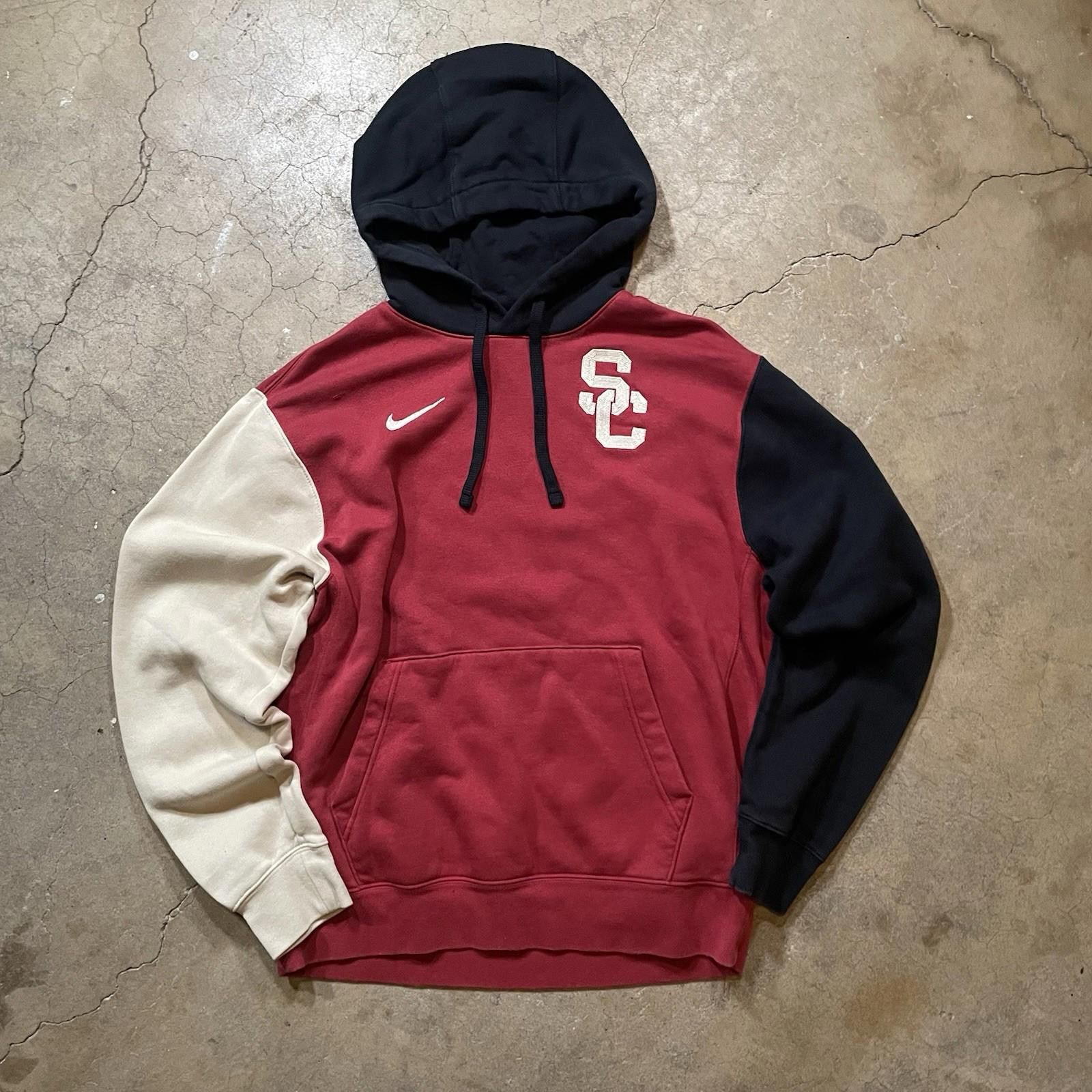 Nike Nike USC Tricolor Hoodie Red Black Tan MEDIUM Size ONE SIZE - 1 Thumbnail
