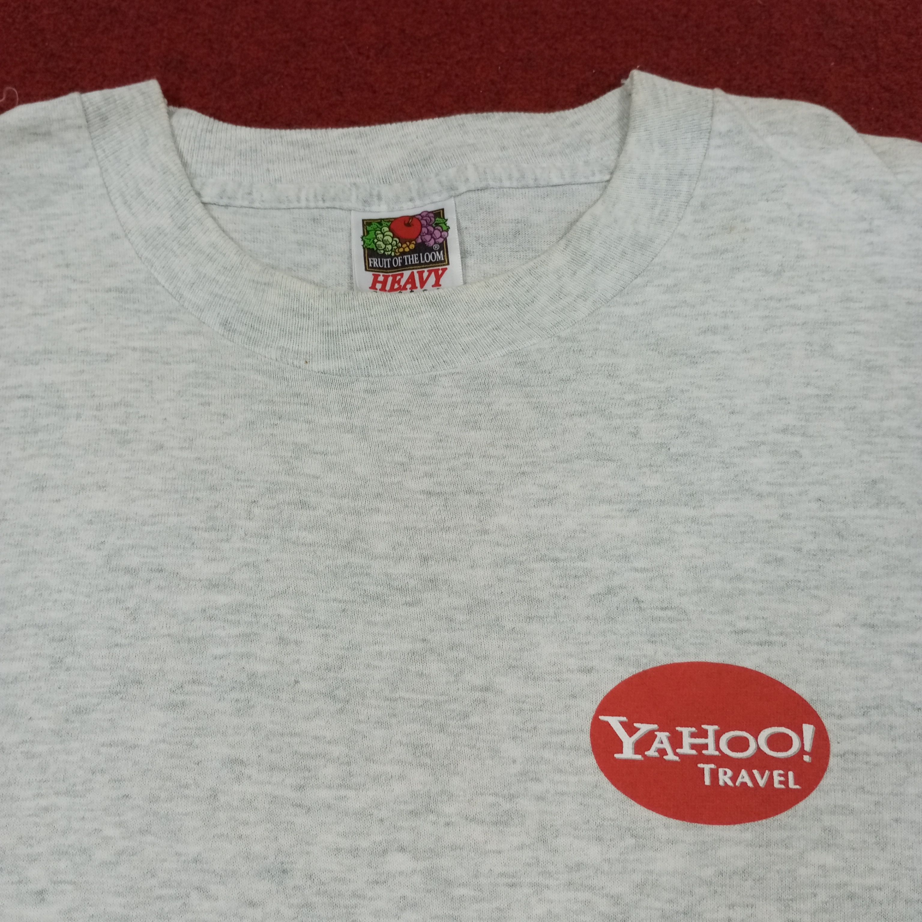 Vintage Yahoo Travel Backprint Promo Style Vintage Tshirt Size US L / EU 52-54 / 3 - 4 Thumbnail