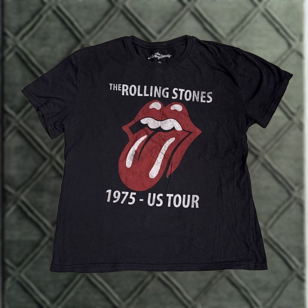 Vintage The Rolling Stones Shirt Womens XL Black Tour tongue Women Band Size XL / US 12-14 / IT 48-50 - 1 Thumbnail