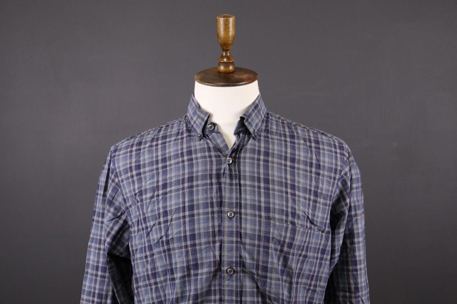 Paul & Shark Paul & Shark Yachting Gray Check Shirt Size 41 Size US M / EU 48-50 / 2 - 2 Thumbnail