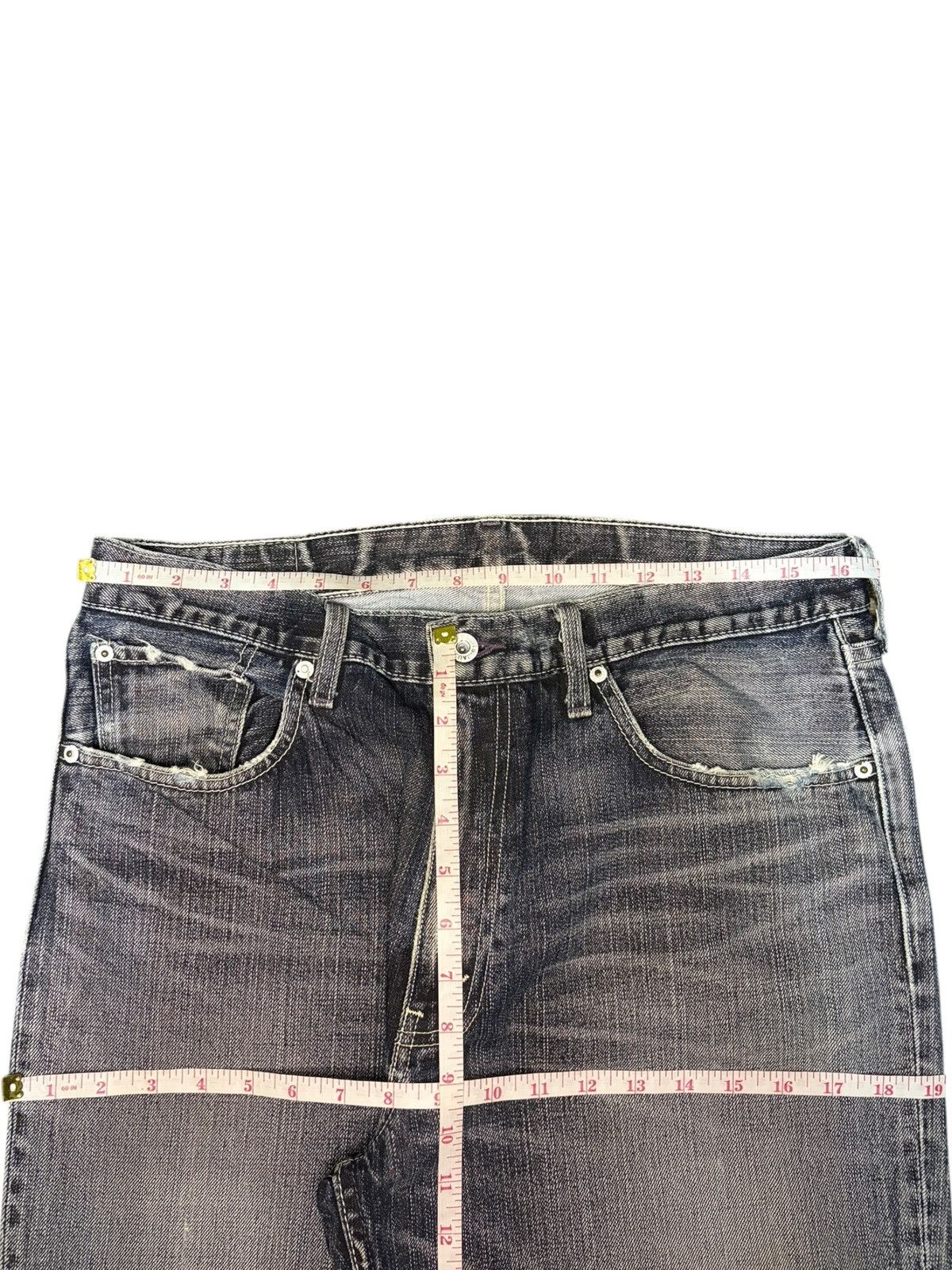 Levi's Vintage 90s Levis 502 Faded Wash Distressed Loose Jeans Size US 32 / EU 48 - 6 Thumbnail