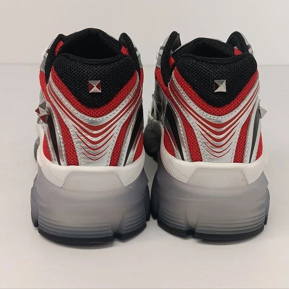 Valentino Valentino Ms2960 Studded Mesh Runner Sneakers - EU43 US10 Size US 10 / EU 43 - 14 Thumbnail