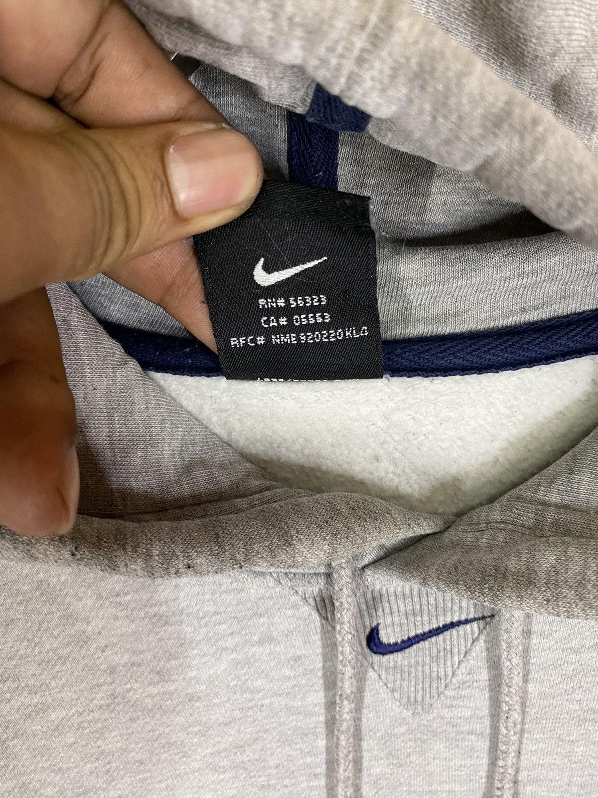 Vintage ‼️VINTAGE HUSKIES NIKE CENTRE LOGO HOODIE sun faded‼️ Size US XL / EU 56 / 4 - 5 Thumbnail