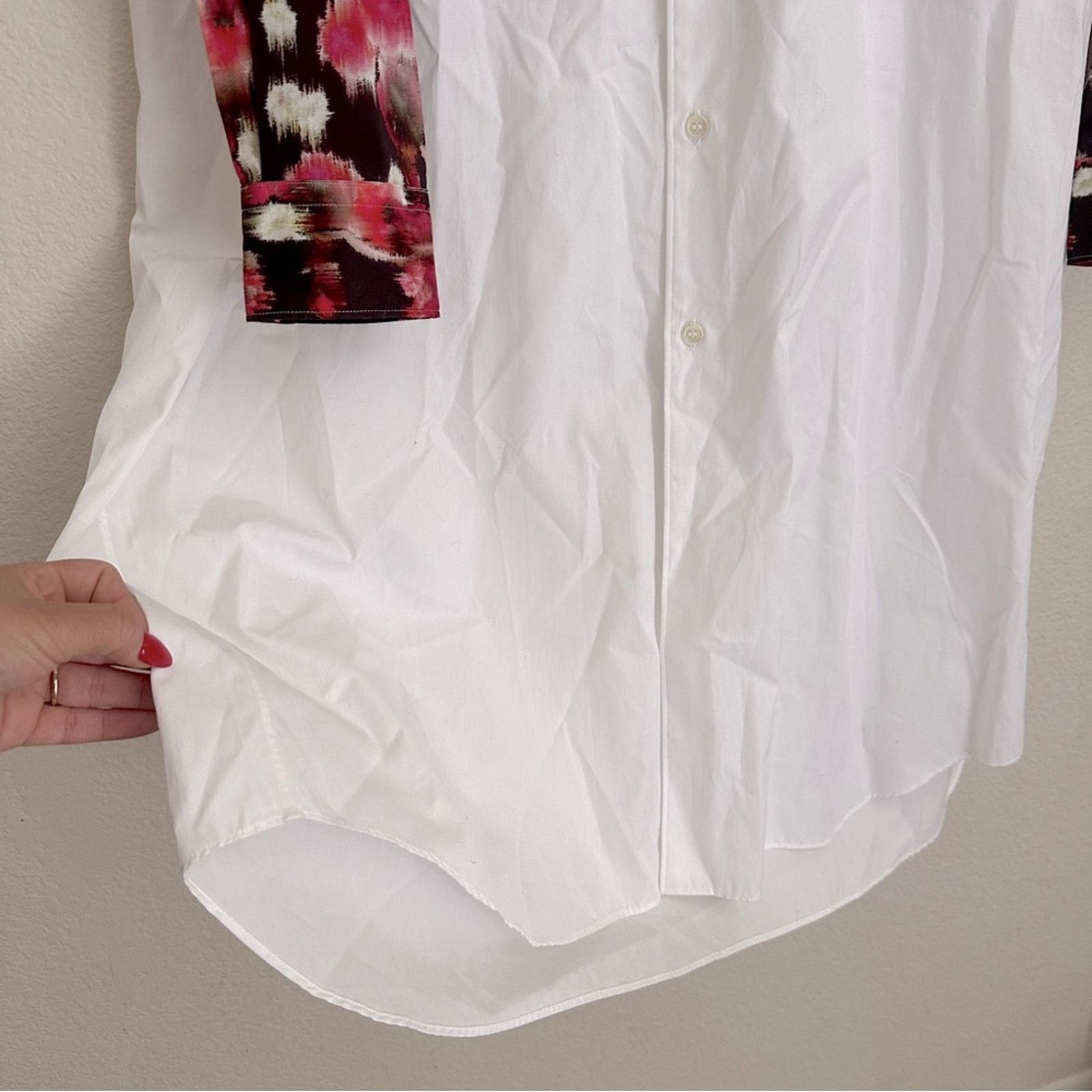 Comme des Garcons COMME des GARÇONS HOMME PLUS Cotton Poplin Floral Shirt Size US S / EU 44-46 / 1 - 6 Thumbnail