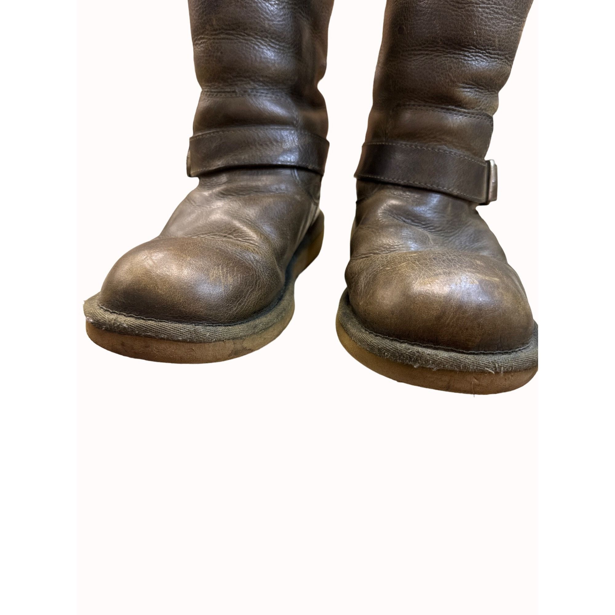 Ugg UGG Australia women’s brown fur lined leather boots size 7 S Size US 7 / IT 37 - 4 Thumbnail