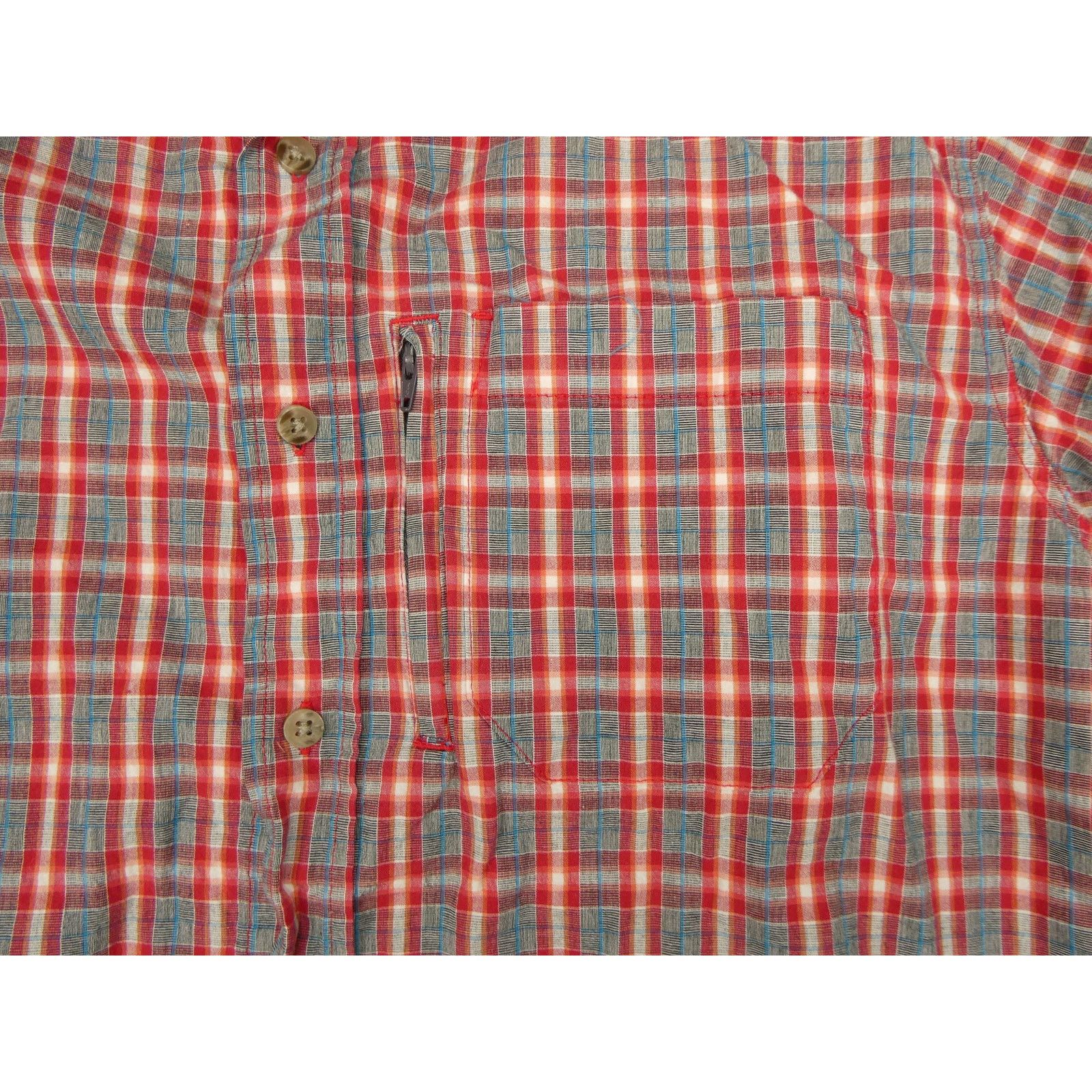 Wrangler VTG Wrangler Rugged Wear button front shirt, red plaid, XL Size US XL / EU 56 / 4 - 2 Thumbnail