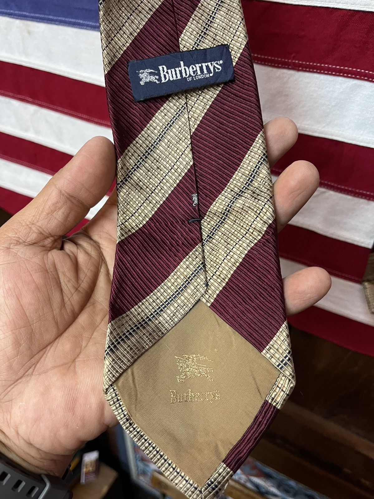Burberry Burberry London Striped Tie Size ONE SIZE - 3 Thumbnail
