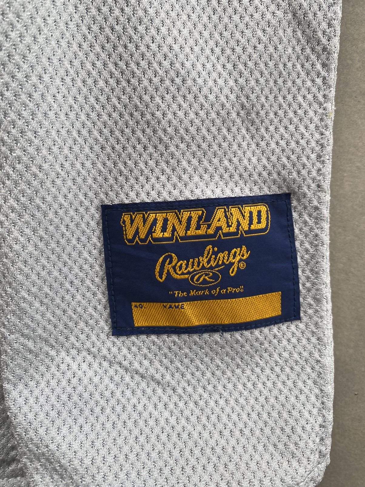 Vintage VINTAGE RAWLINGS WINDLAND BASEBALL JERSEY Size US L / EU 52-54 / 3 - 6 Thumbnail
