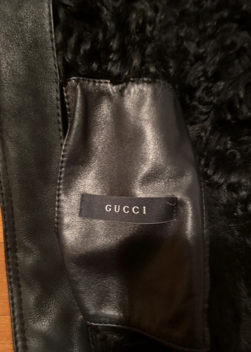 Gucci A/W 2001 RUNWAY SHEARLING LEATHER JACKET Size XS / US 0-2 / IT 36-38 - 6 Thumbnail