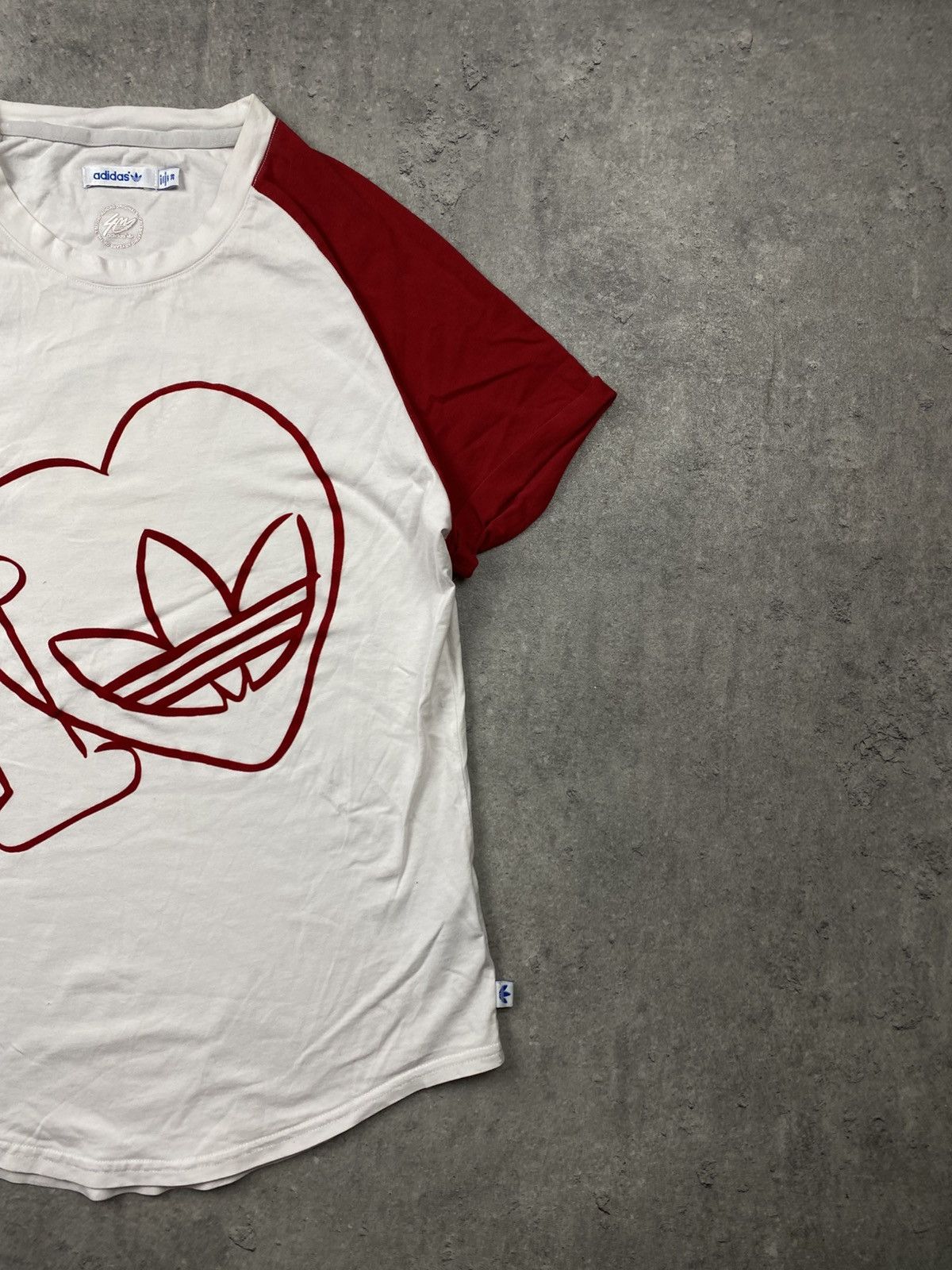 Adidas × Vintage T-shirt I love Adidas big swoosh vintage rare 90’s limit y2k Size M / US 6-8 / IT 42-44 - 3 Thumbnail