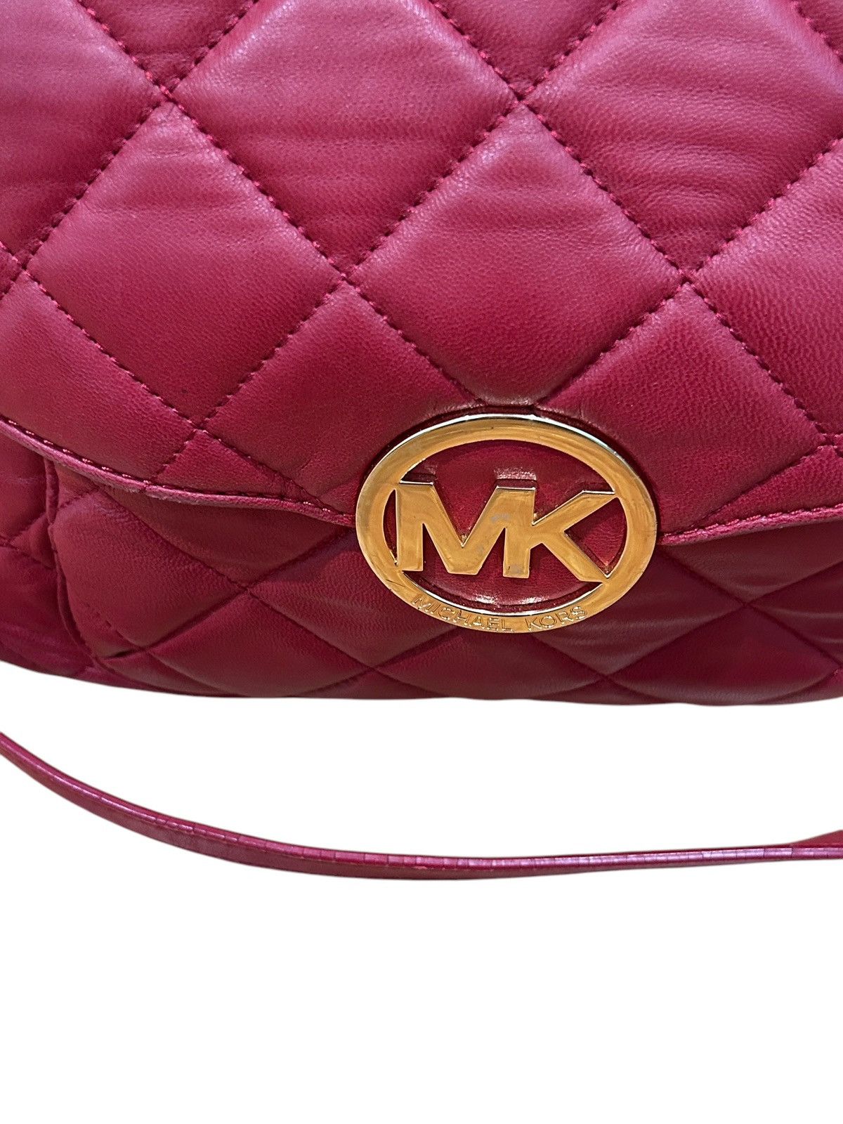 Michael Kors Michael Kors Red Quilted Leather handbag Crossbody bag Size ONE SIZE - 12 Thumbnail