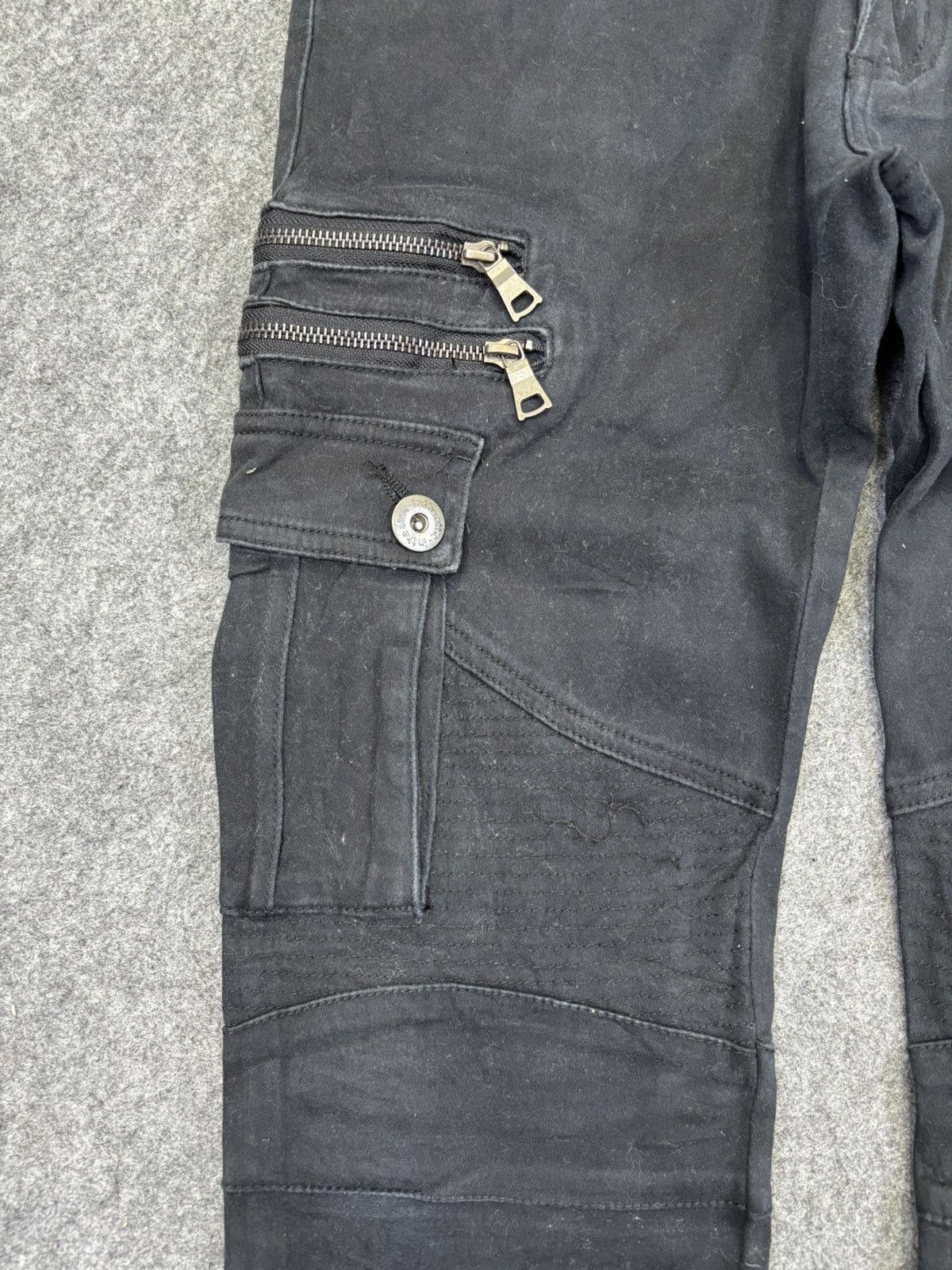 Japanese Brand In the attic Seditionaries style Multizipper Cargo Pant F988 Size US 31 - 6 Thumbnail