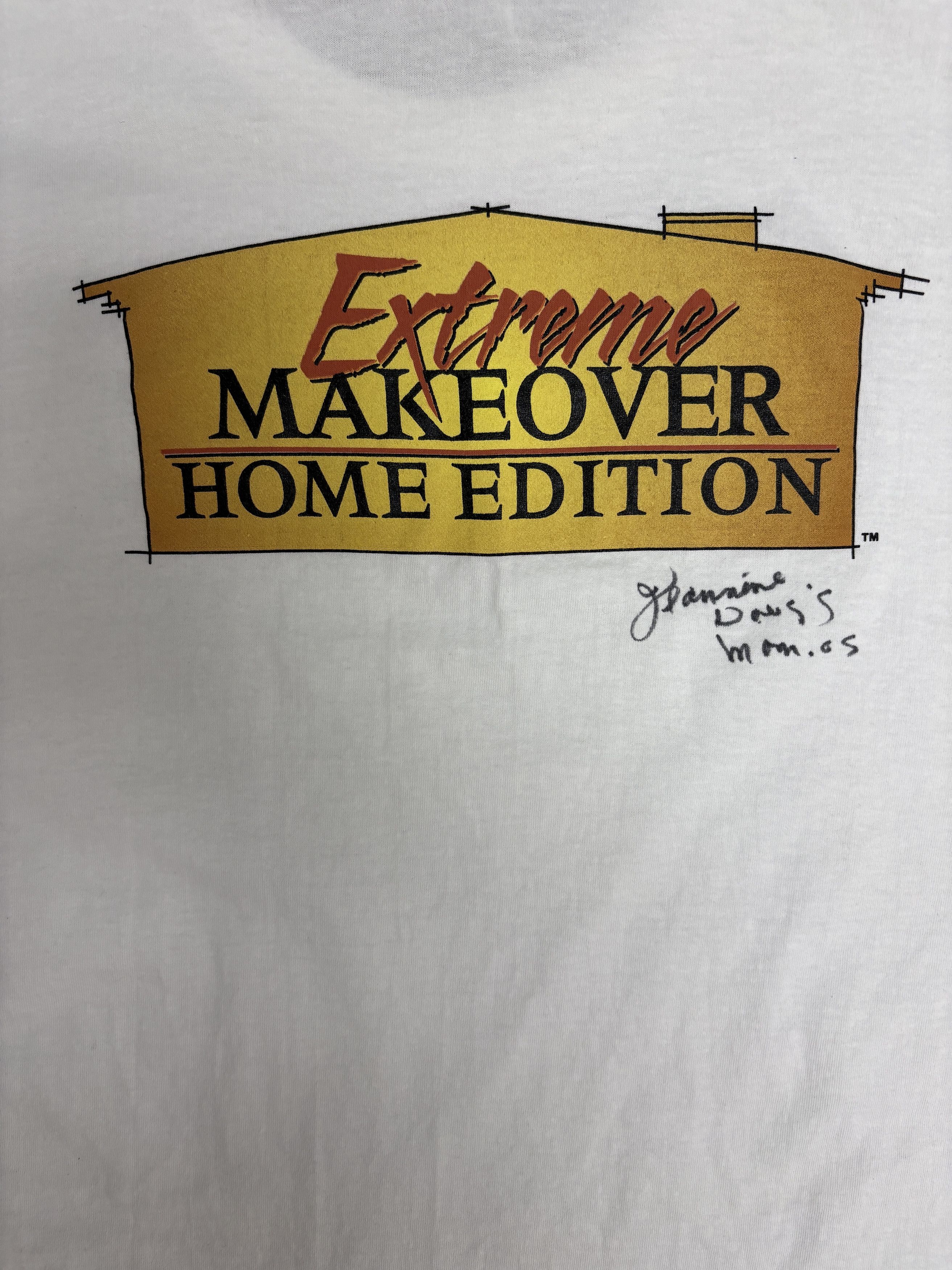 Vintage Extreme Makeover: Home Edition Vintage White T-Shirt Tee Size US L / EU 52-54 / 3 - 5 Thumbnail