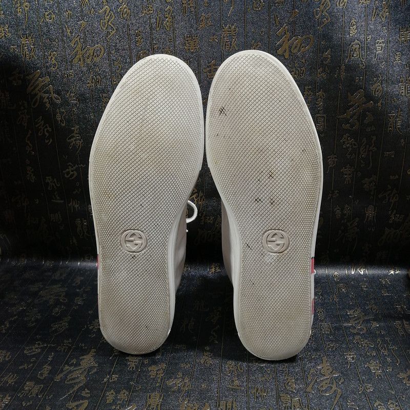Gucci Gucci White High-Top Sneakers with Snake Design - Size US 9.5 / EU 42-43 - 2 Thumbnail