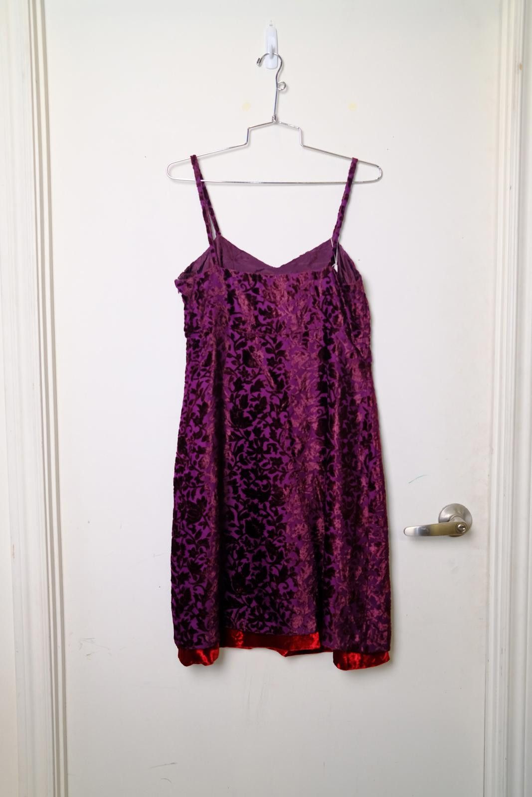 Other 00's Philosophy di Alberta Ferreti Velour Floral AOP Dress Size M / US 6-8 / IT 42-44 - 2 Thumbnail