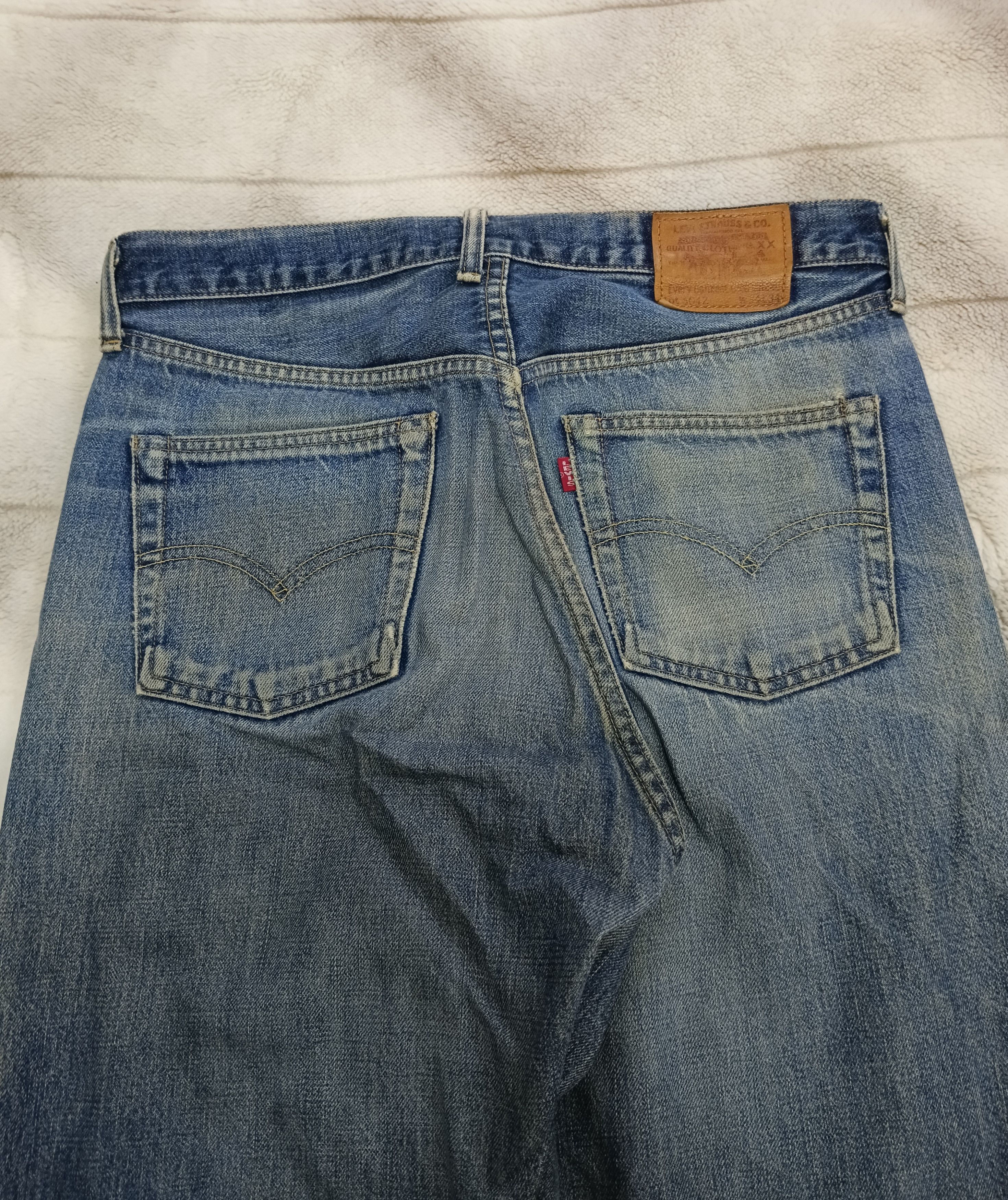 Levi's Vintage Clothing DISTRESSED LEVIS BIG E 504Z SELVEDGE Size US 33 - 6 Thumbnail