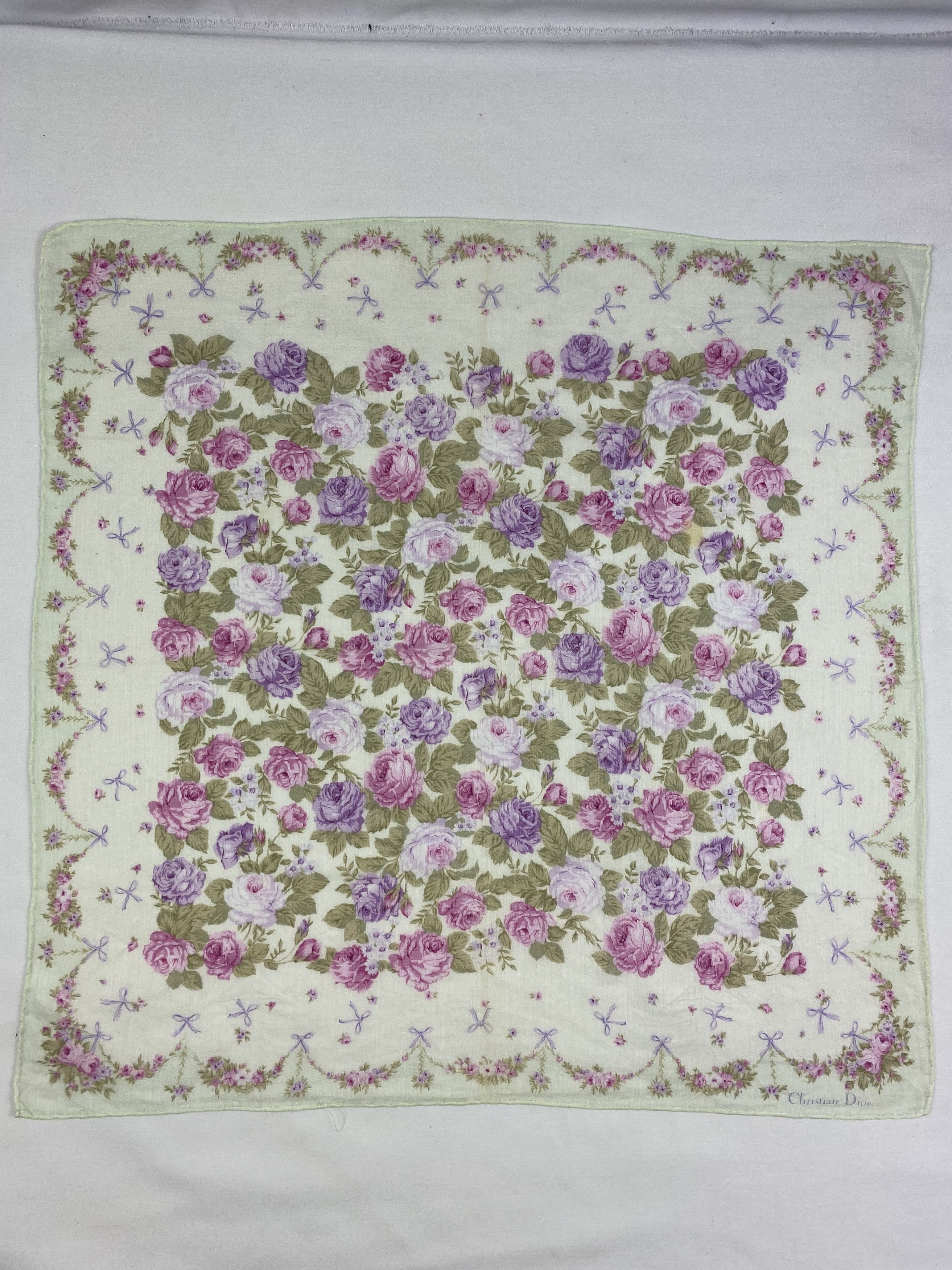 Vintage Christian Dior Handkerchief / Bandana / Neckerchief Size ONE SIZE - 3 Thumbnail